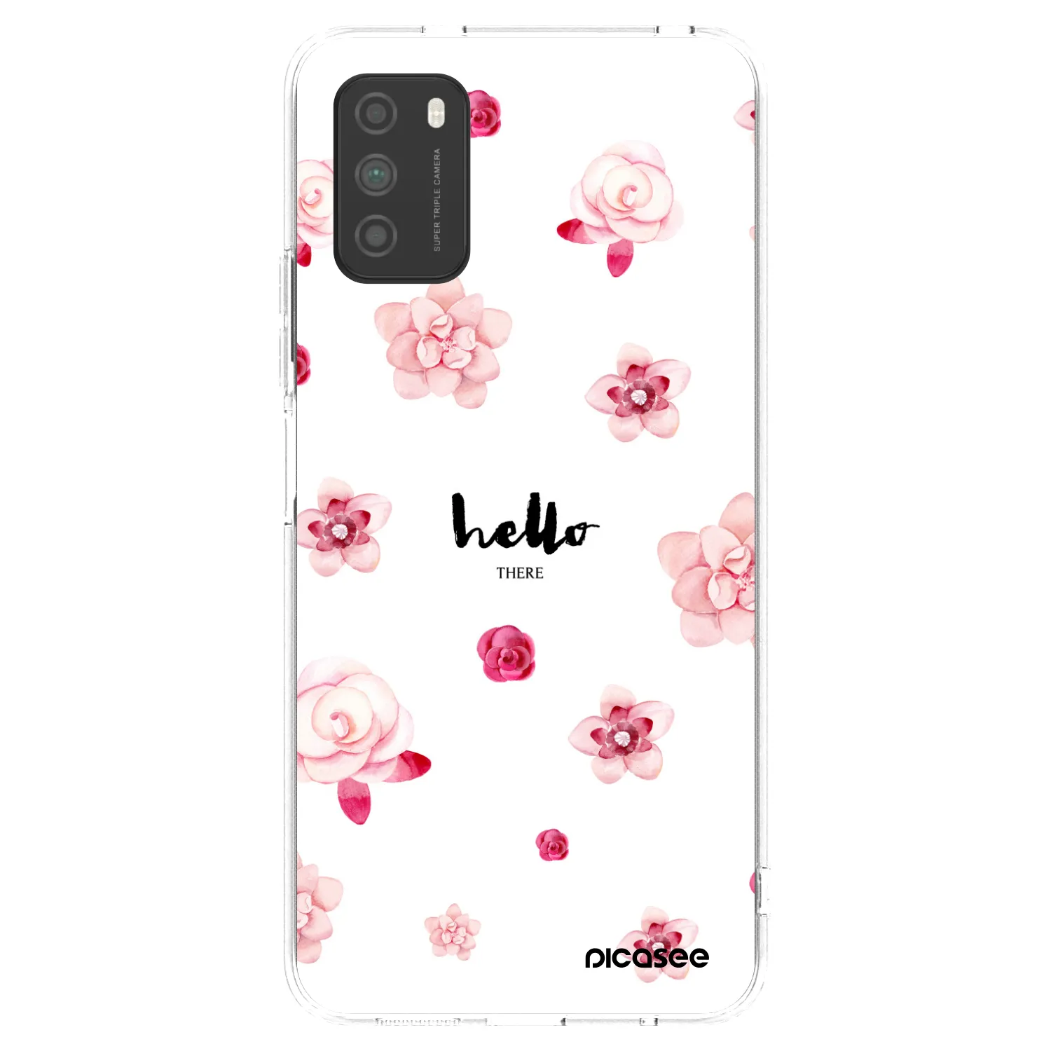 Picasee silikonowe przeźroczyste etui na Xiaomi Poco M3 - Hello there