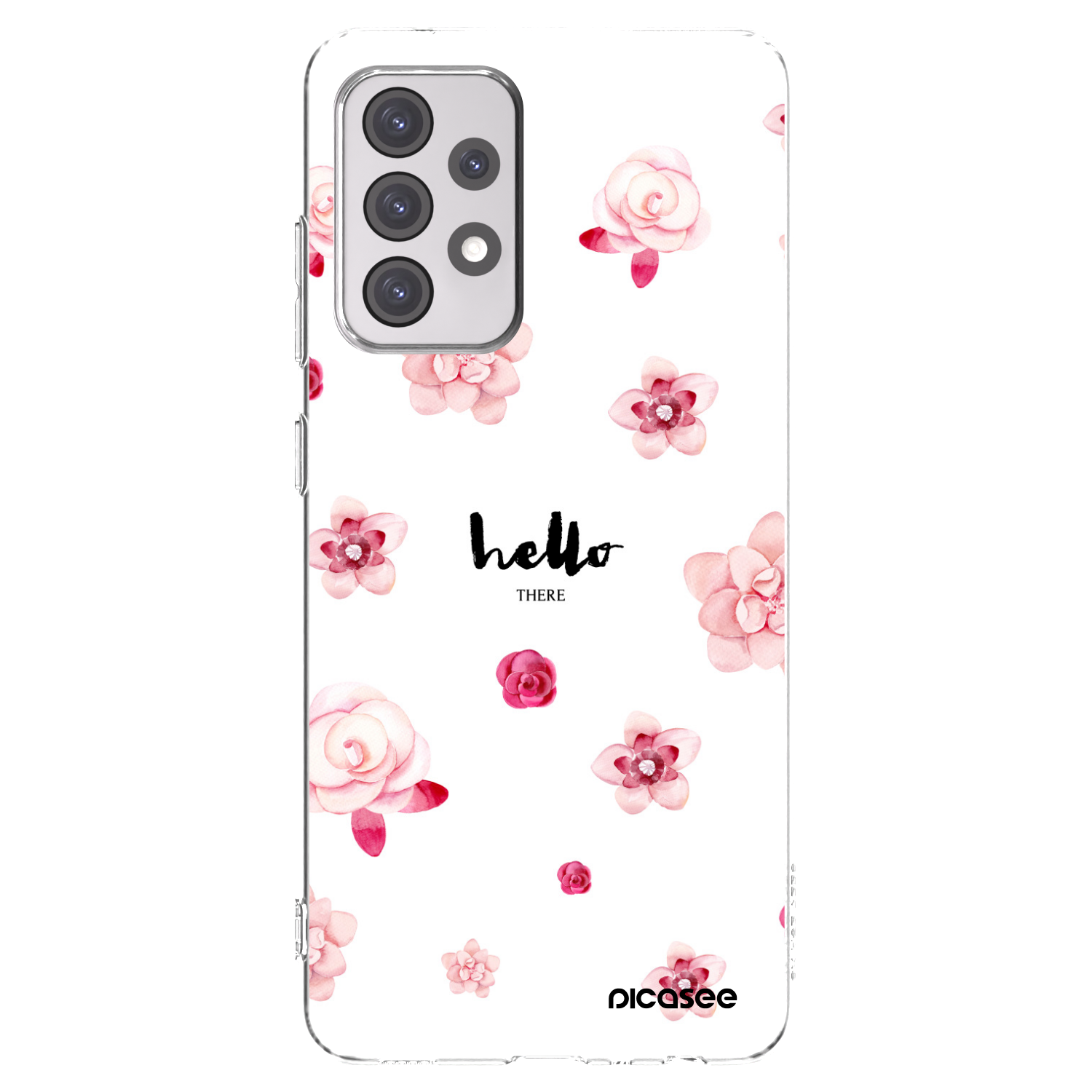 Picasee silikonowe przeźroczyste etui na Samsung Galaxy A52 5G A525F - Hello there