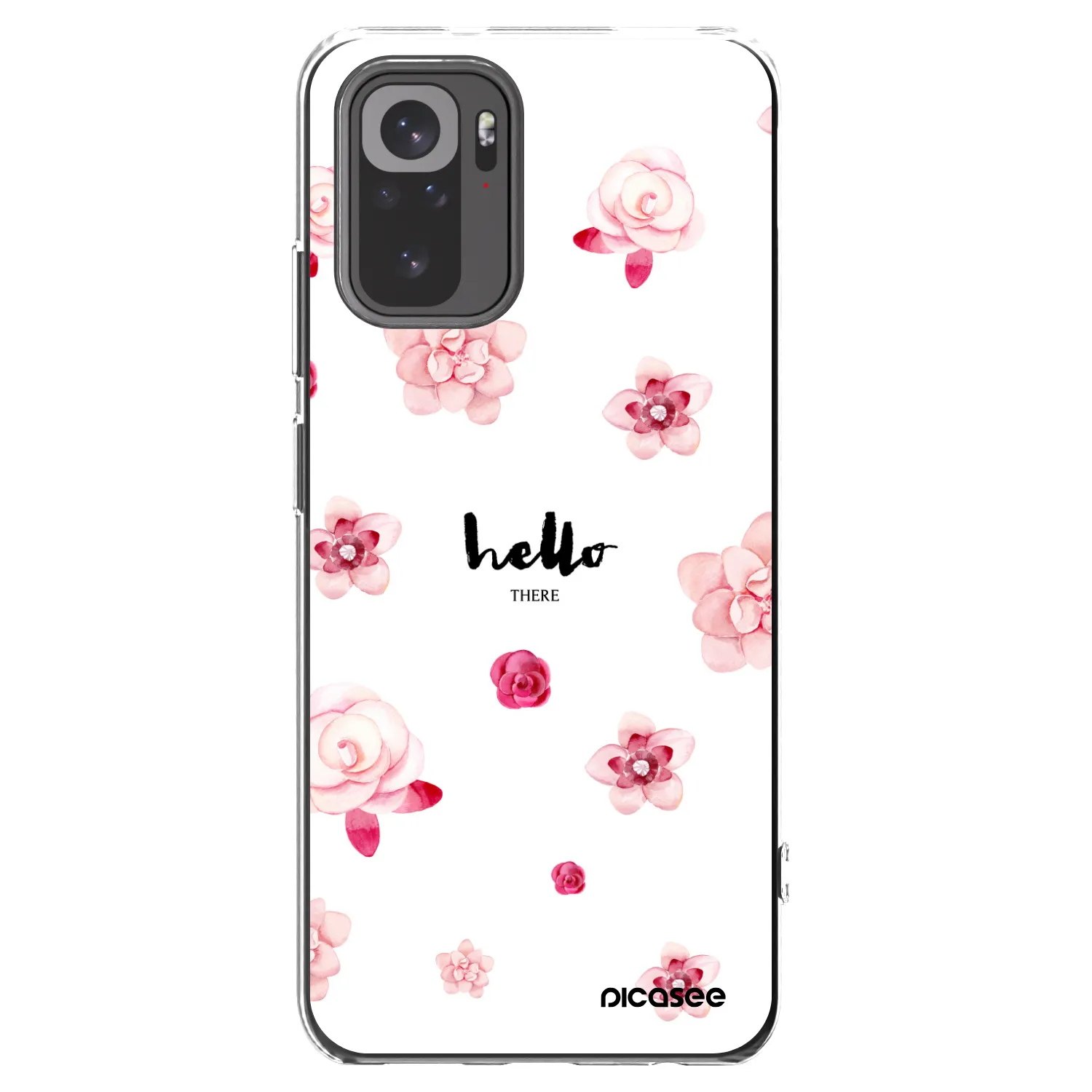 Picasee silikonowe przeźroczyste etui na Xiaomi Redmi Note 10S - Hello there