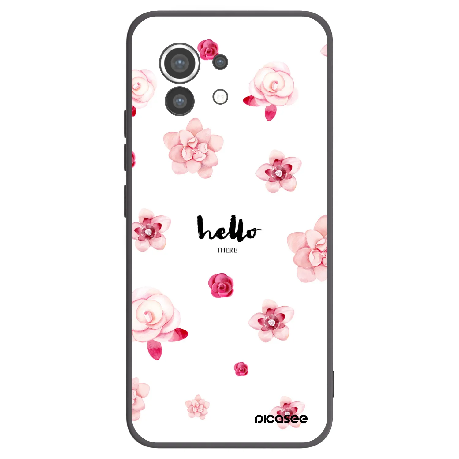 Picasee silikonowe czarne etui na Xiaomi Mi 11 - Hello there