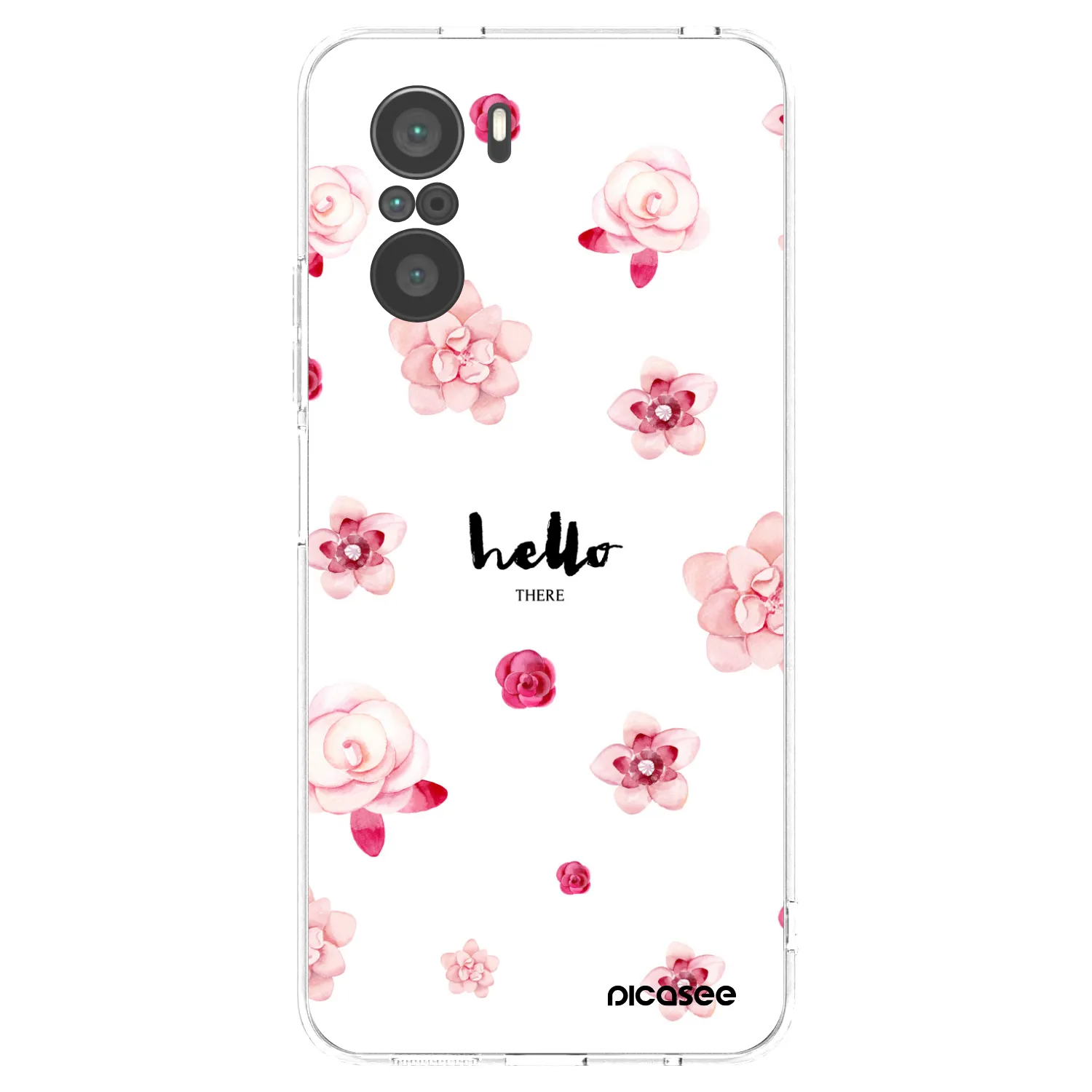 Picasee silikonowe przeźroczyste etui na Xiaomi Poco F3 - Hello there