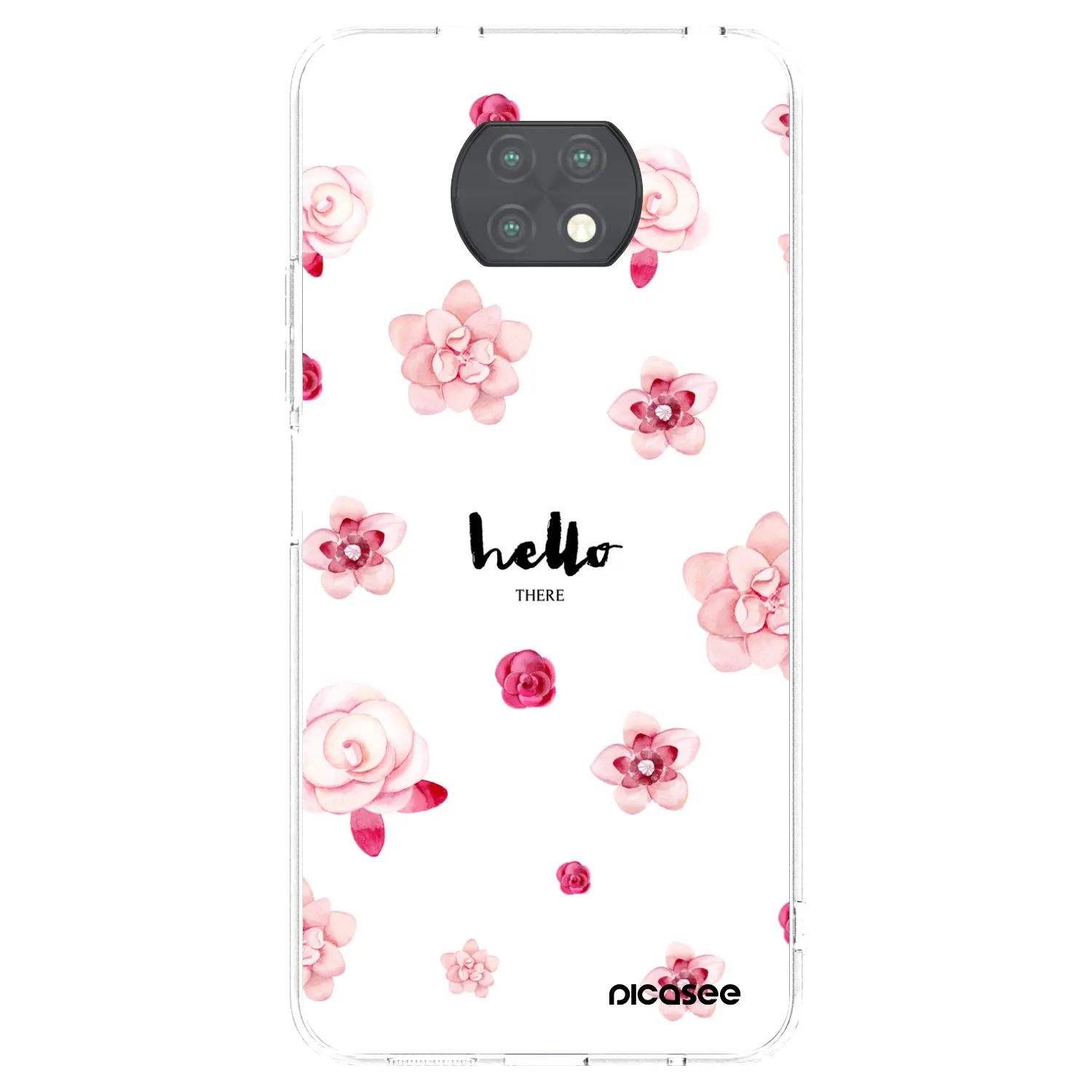 Picasee silikonowe przeźroczyste etui na Xiaomi Redmi Note 9T - Hello there