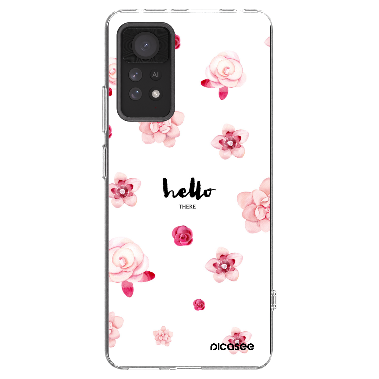 Picasee silikonowe przeźroczyste etui na Xiaomi Redmi Note 11 Pro 5G - Hello there