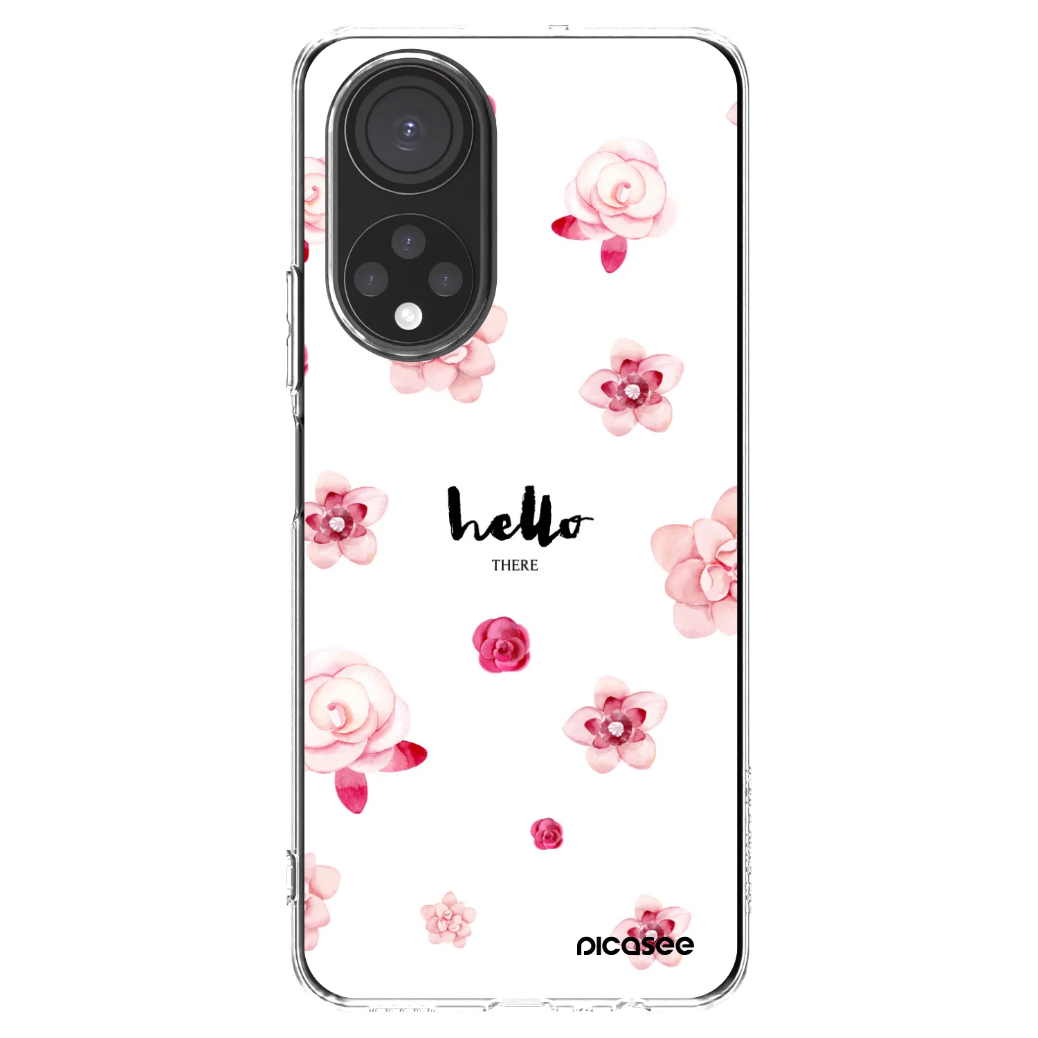 Picasee silikonowe przeźroczyste etui na Honor X7 - Hello there