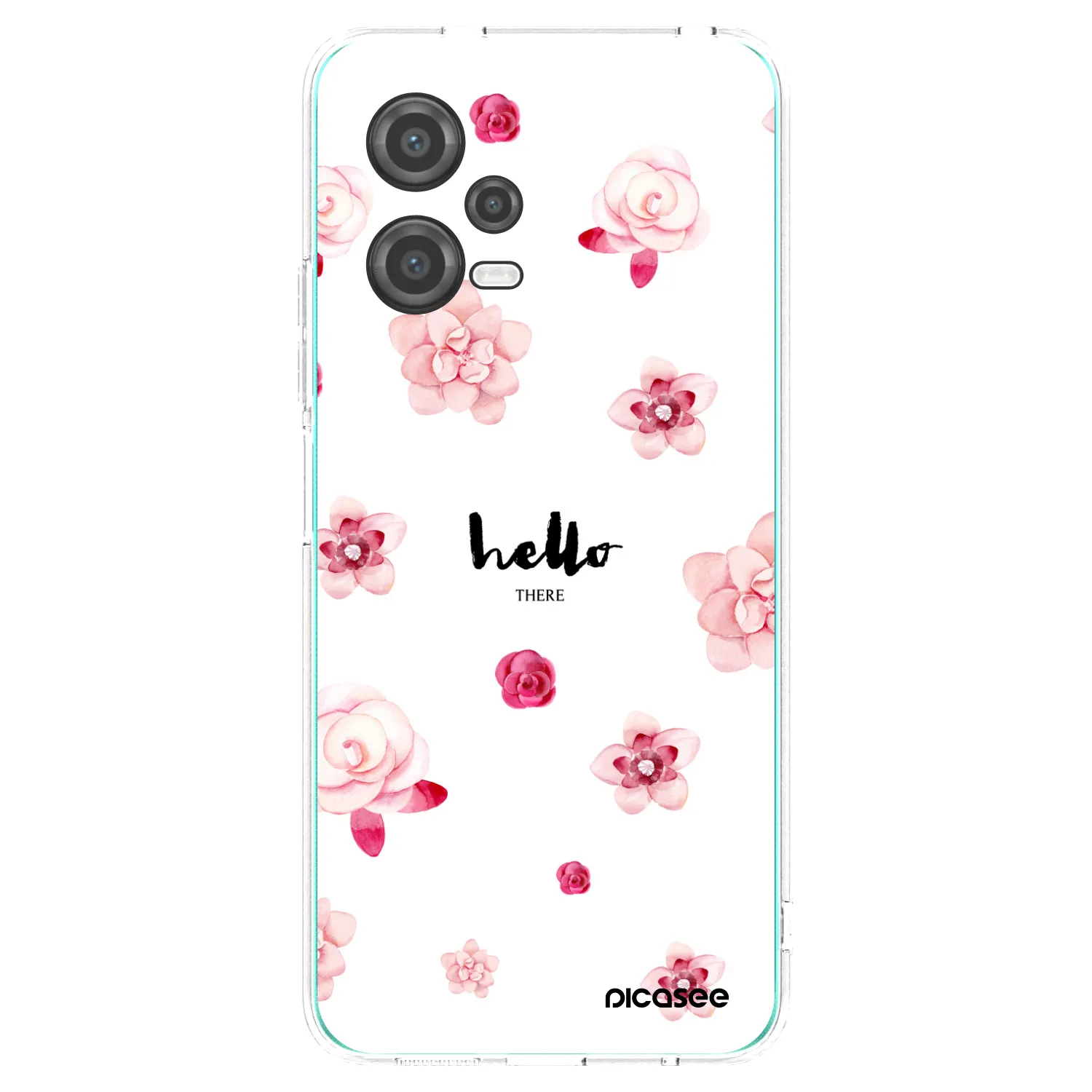 Picasee silikonowe przeźroczyste etui na Xiaomi Poco X5 - Hello there