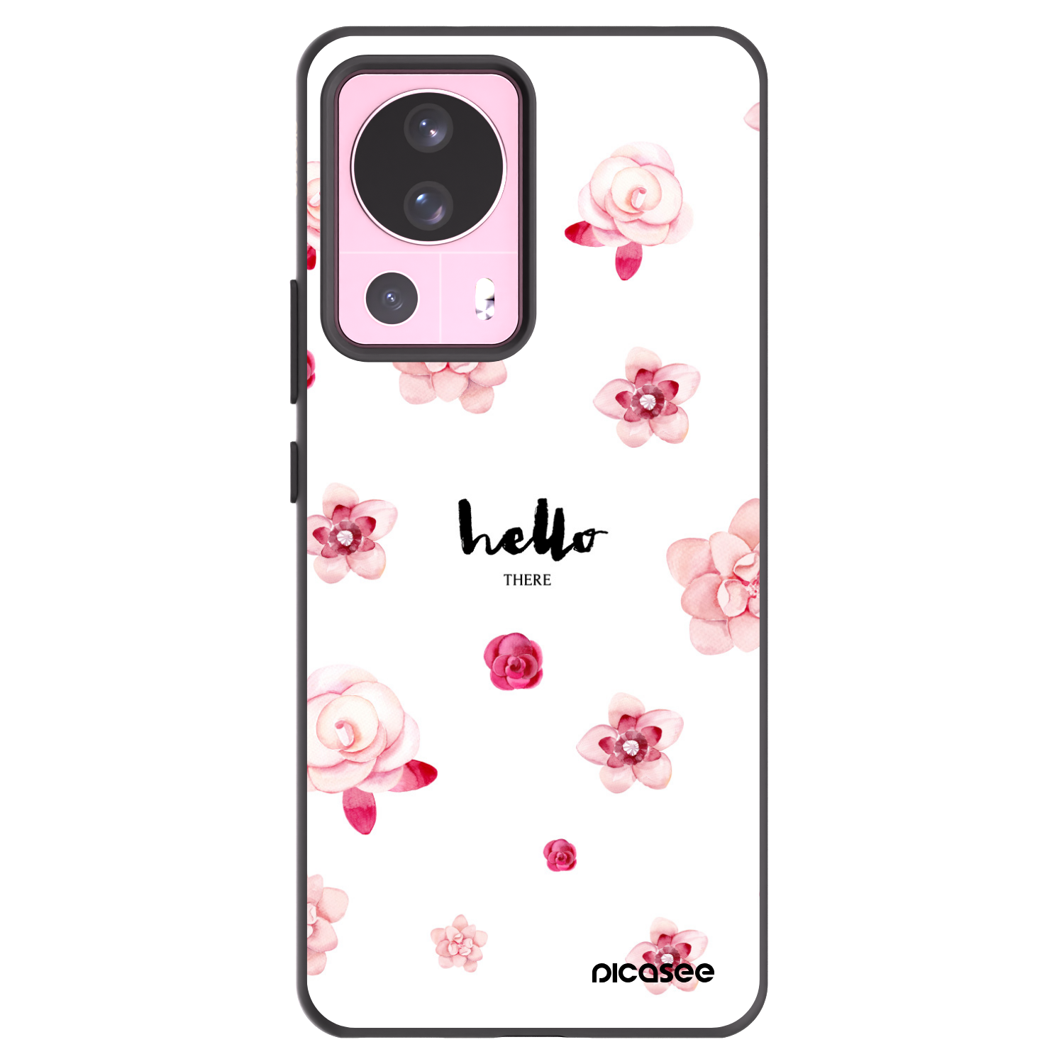 Picasee silikonowe czarne etui na Xiaomi 13 Lite - Hello there