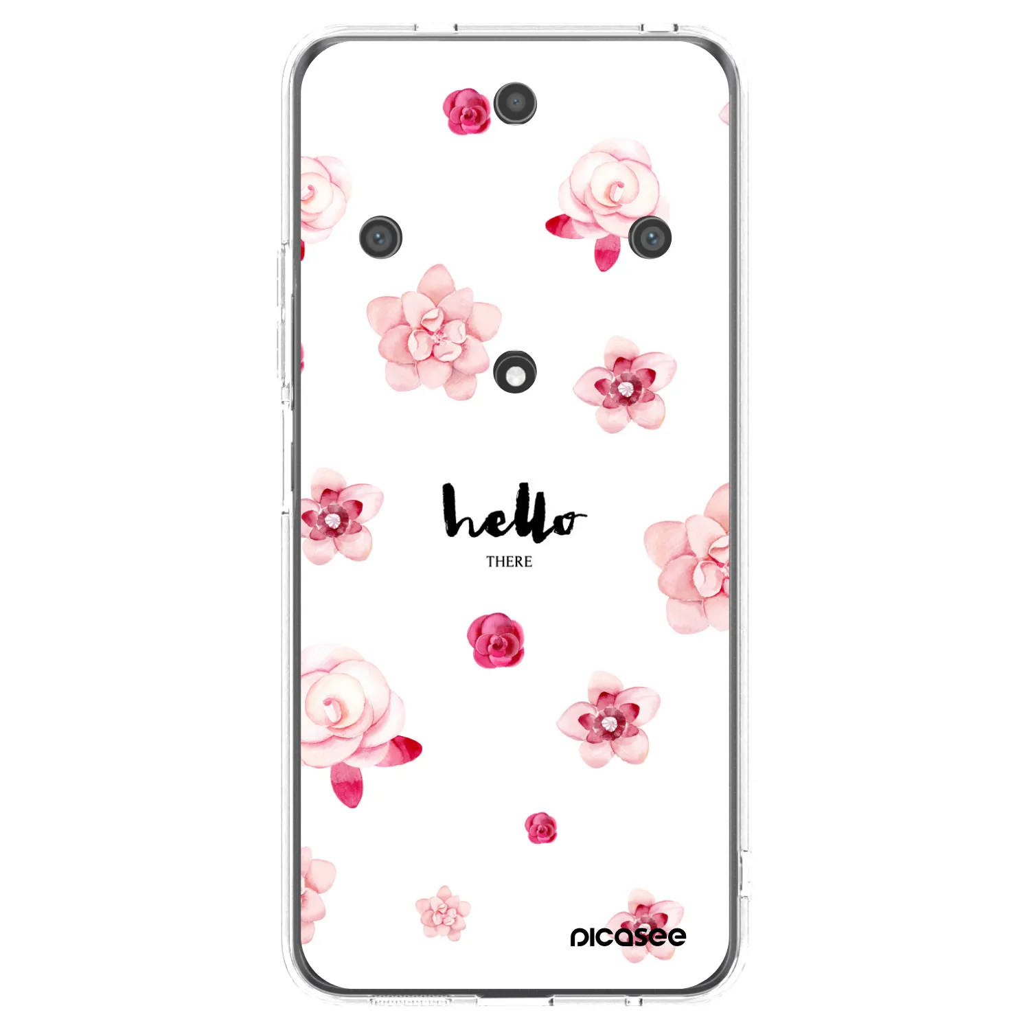 Picasee silikonowe przeźroczyste etui na Honor Magic5 Lite 5G - Hello there