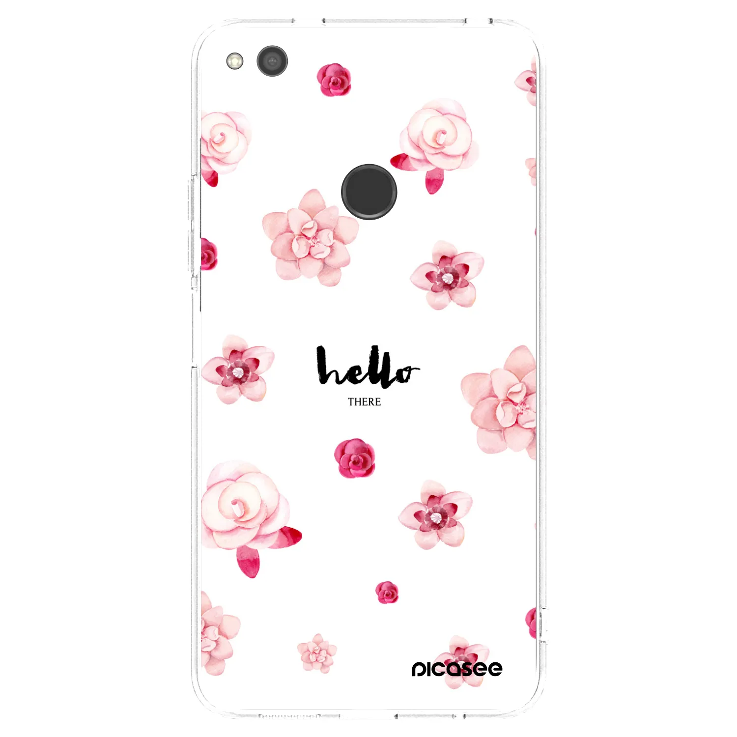 Picasee silikonowe przeźroczyste etui na Huawei P9 Lite 2017 - Hello there