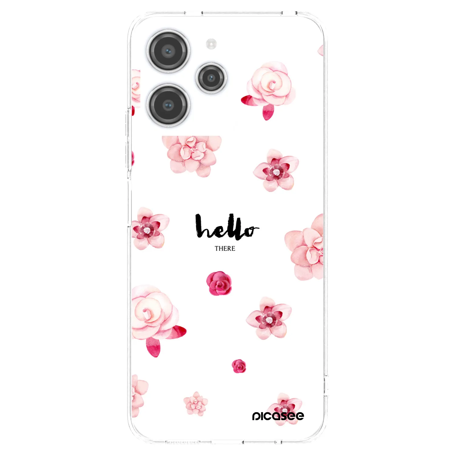 Picasee silikonowe przeźroczyste etui na Xiaomi Redmi 12 4G - Hello there