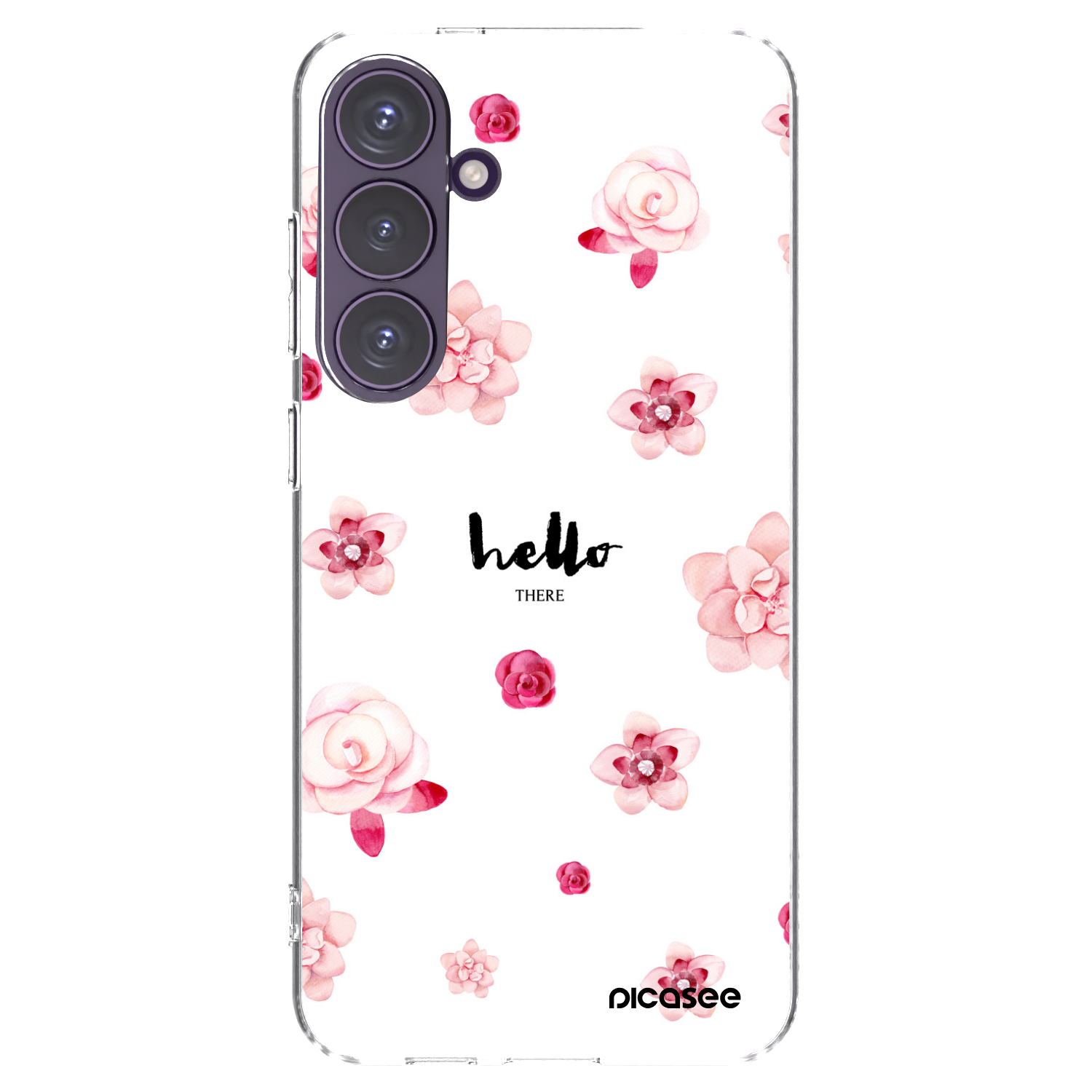 Picasee silikonowe przeźroczyste etui na Samsung Galaxy S24+ S926B 5G - Hello there