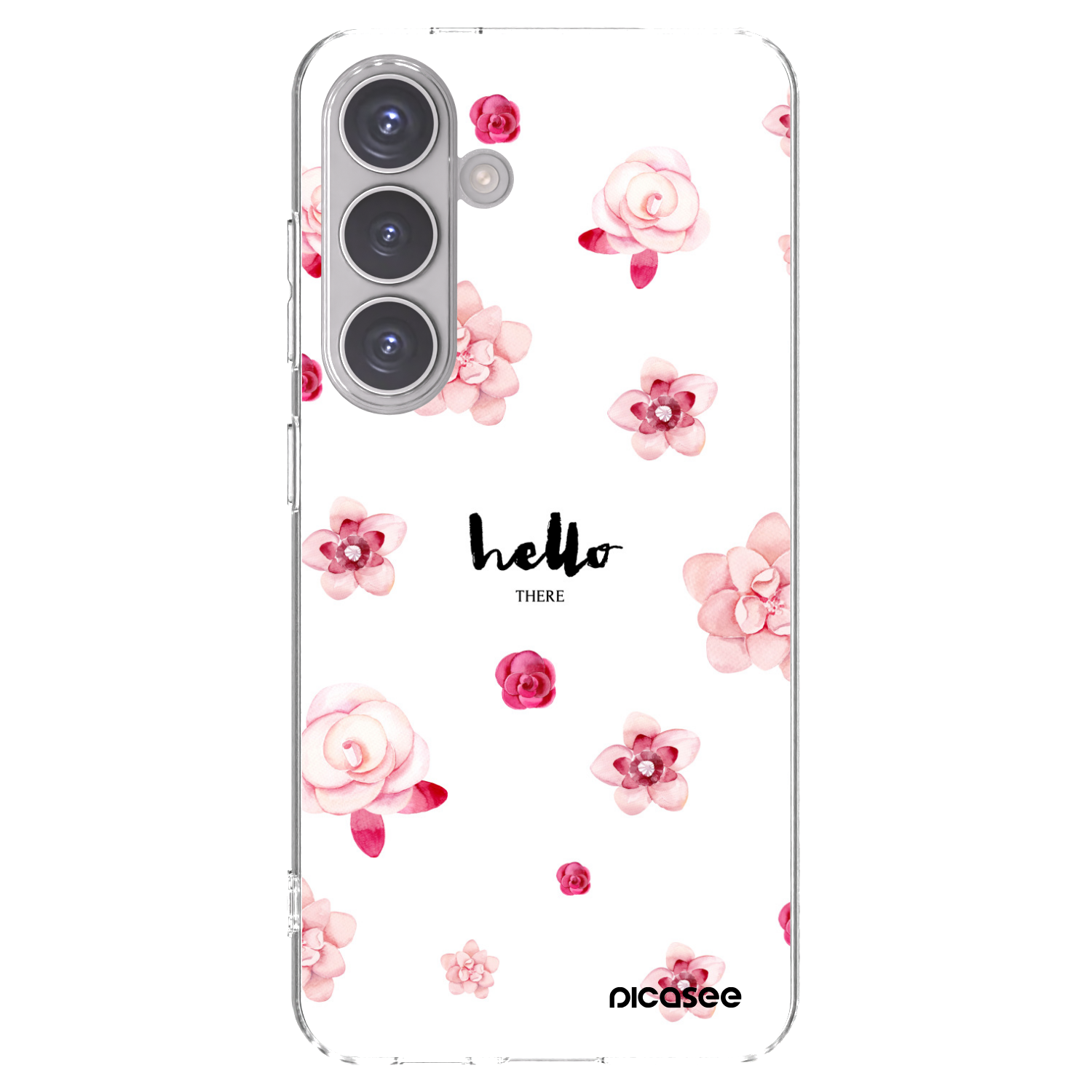 Picasee silikonowe przeźroczyste etui na Samsung Galaxy S24 S921B 5G - Hello there
