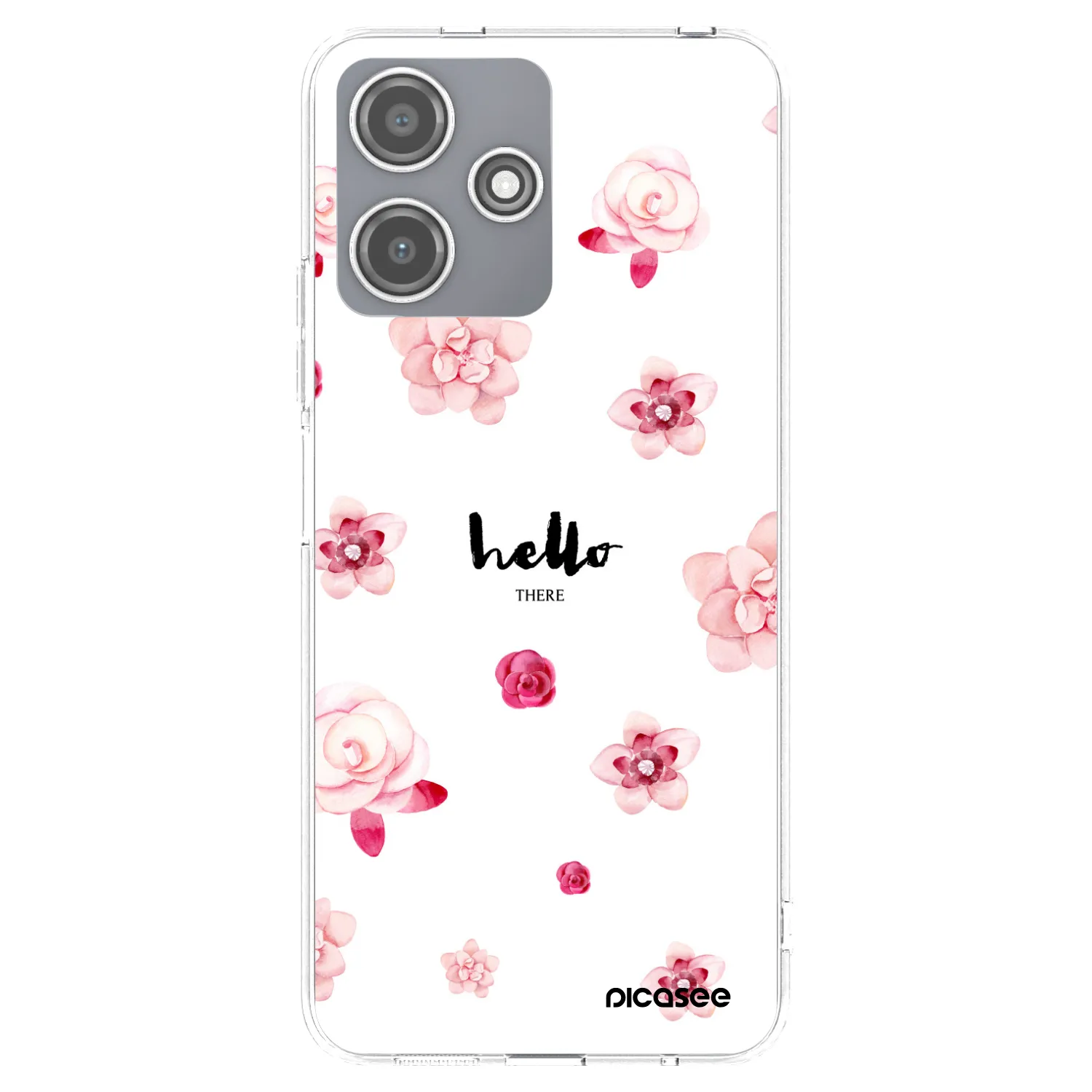 Picasee silikonowe przeźroczyste etui na Xiaomi Redmi 12 5G - Hello there