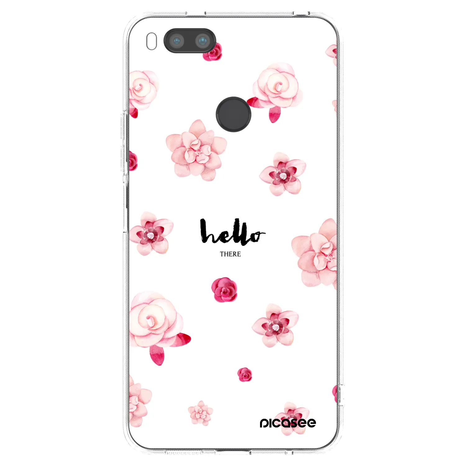 Picasee silikonowe przeźroczyste etui na Xiaomi Mi A1 Global - Hello there