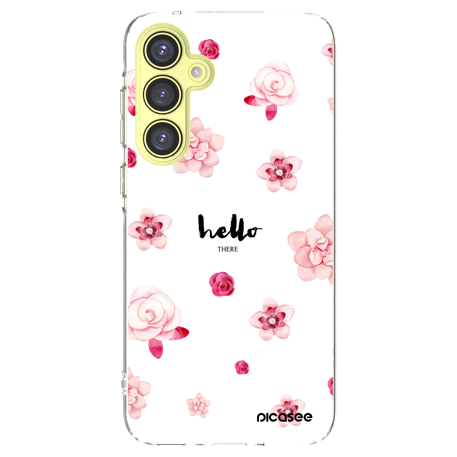 Picasee silikonowe przeźroczyste etui na Samsung Galaxy A35 5G A356B - Hello there
