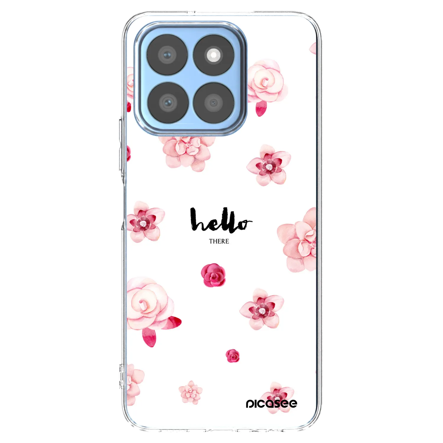 Picasee silikonowe przeźroczyste etui na Honor X8b - Hello there