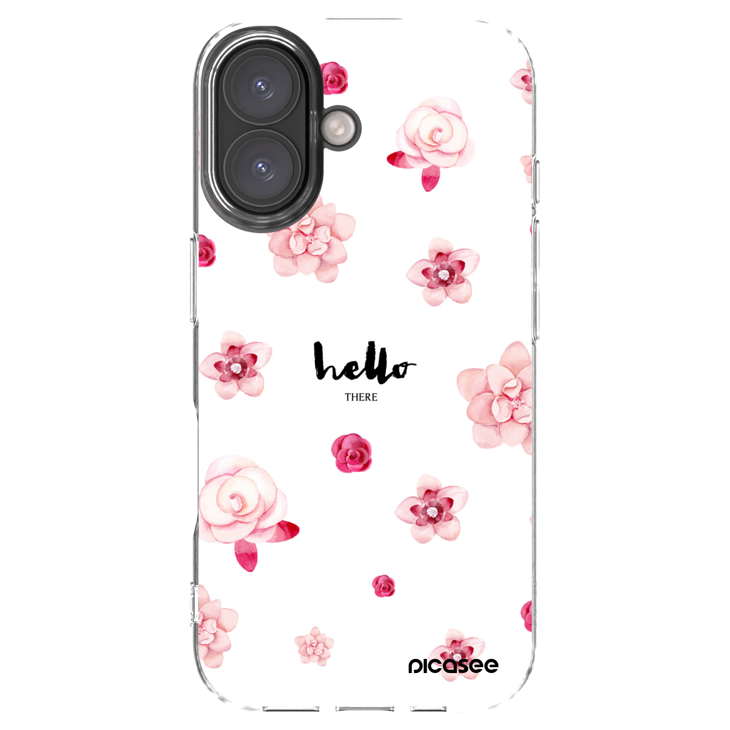Picasee silikonowe przeźroczyste etui na Apple iPhone 16 - Hello there