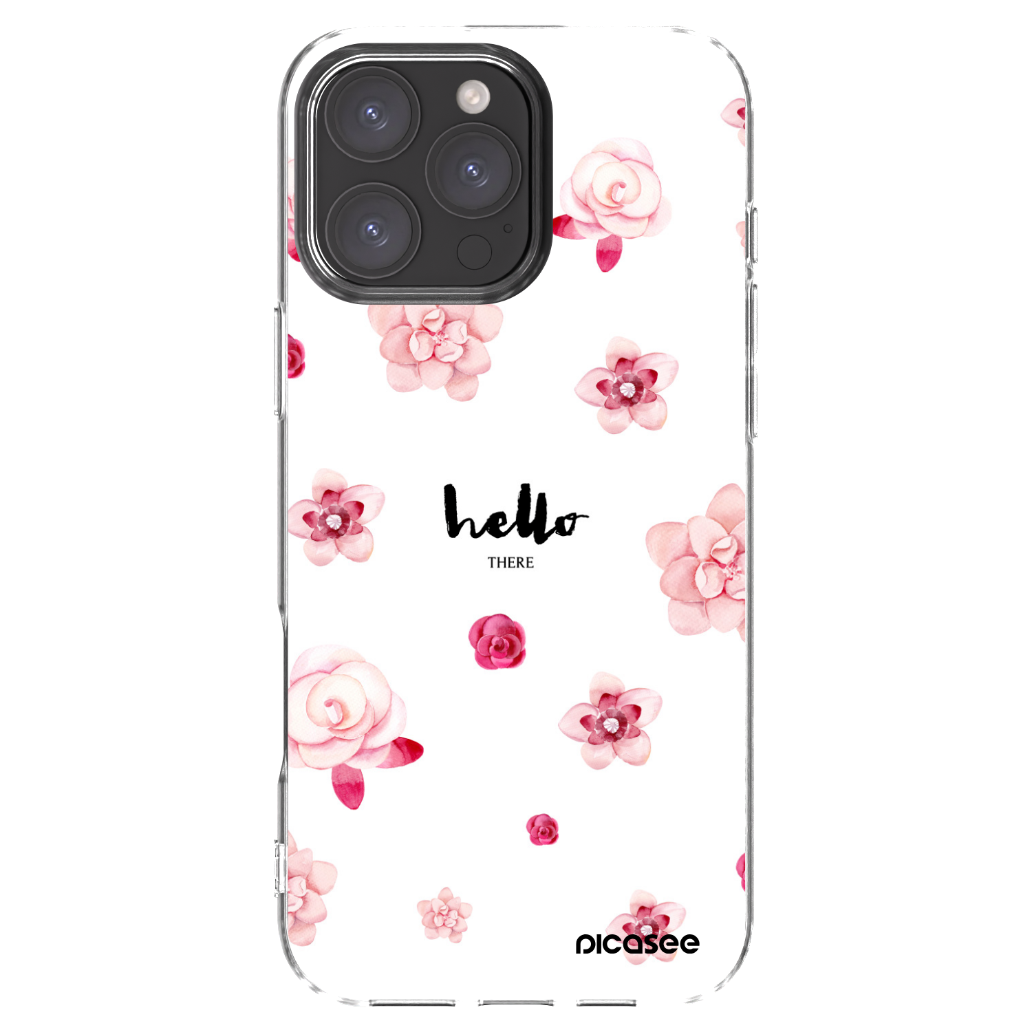 Picasee silikonowe przeźroczyste etui na Apple iPhone 16 Pro Max - Hello there