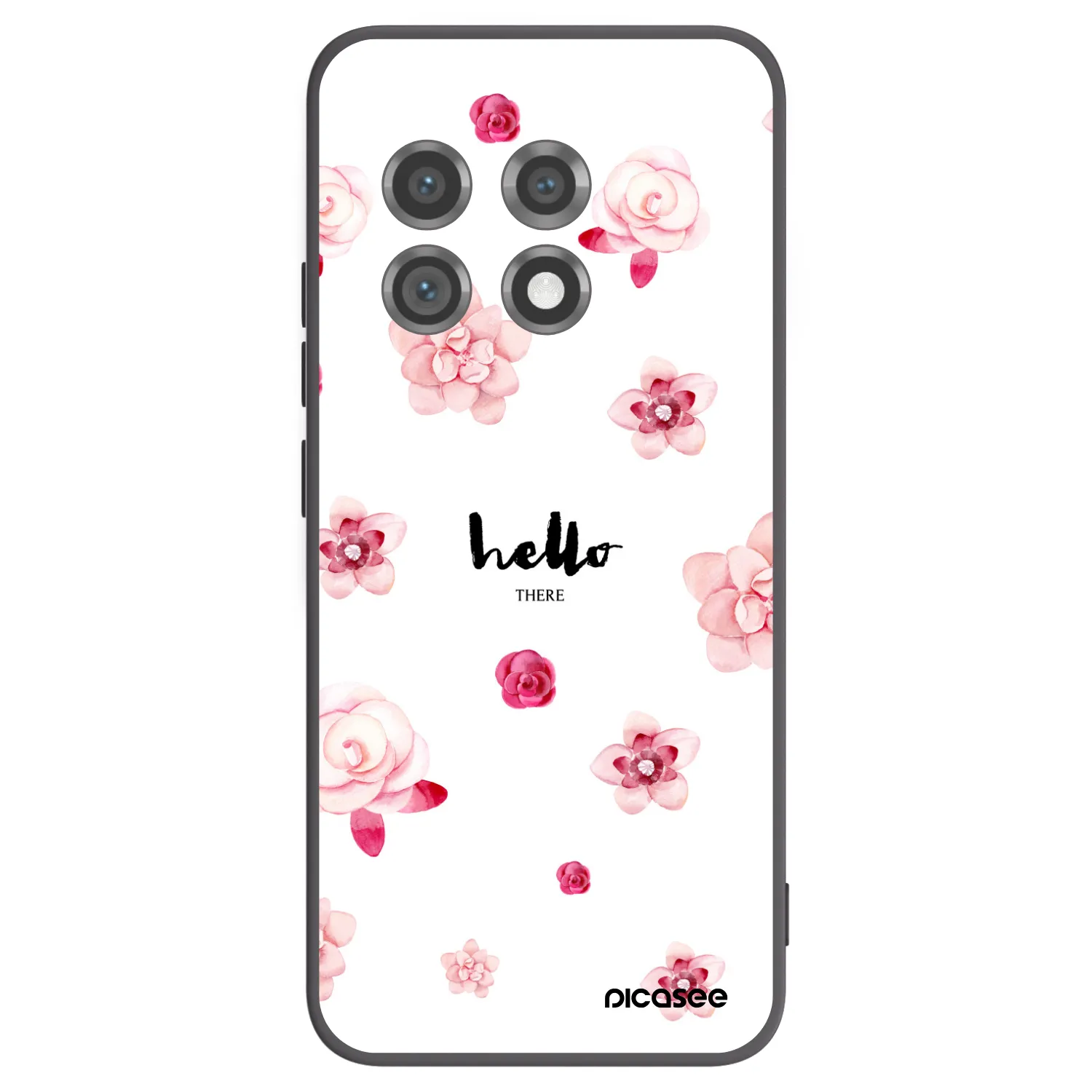 Picasee silikonowe czarne etui na OnePlus 11 5G - Hello there