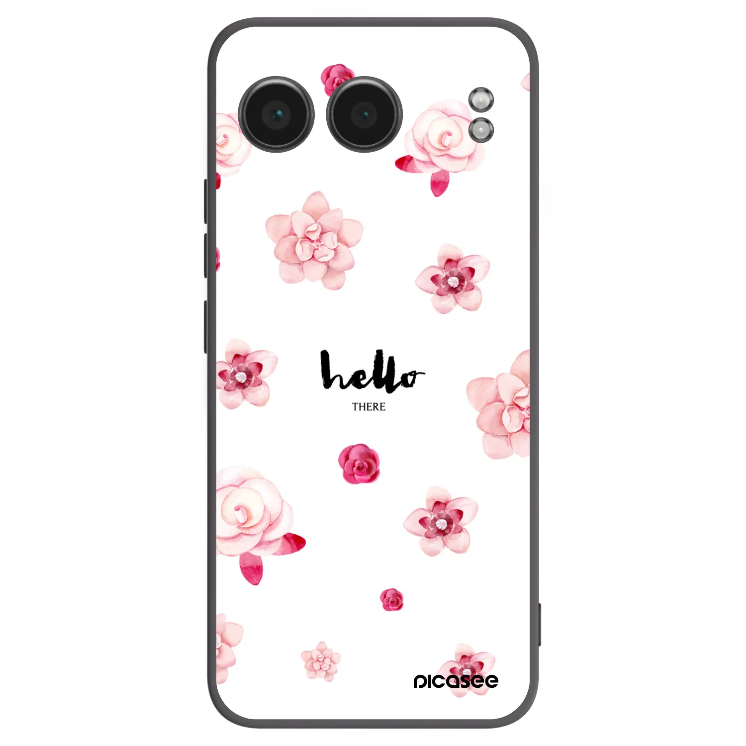 Picasee silikonowe czarne etui na OnePlus Nord 4 - Hello there