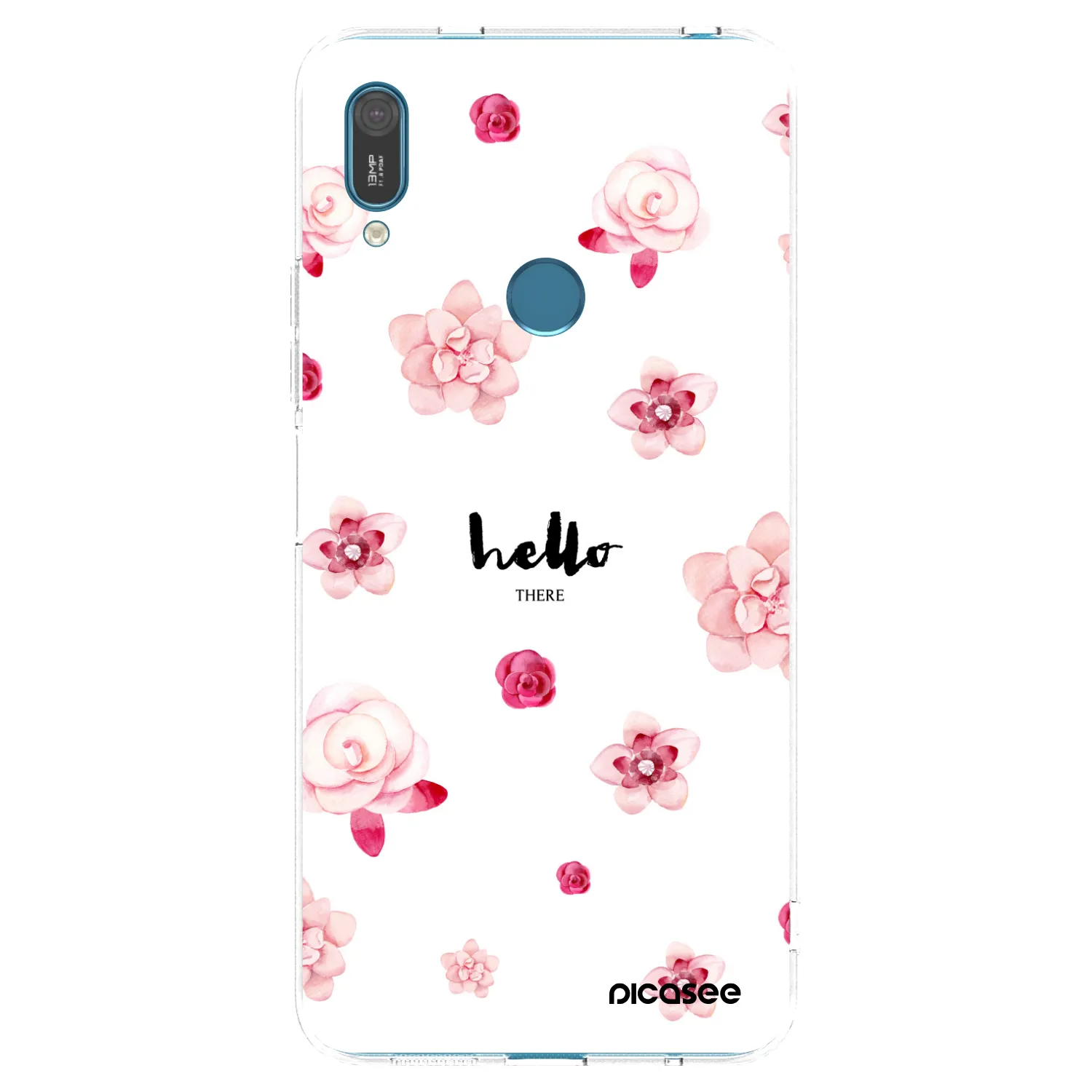 Picasee silikonowe przeźroczyste etui na Huawei Y7 2019 - Hello there