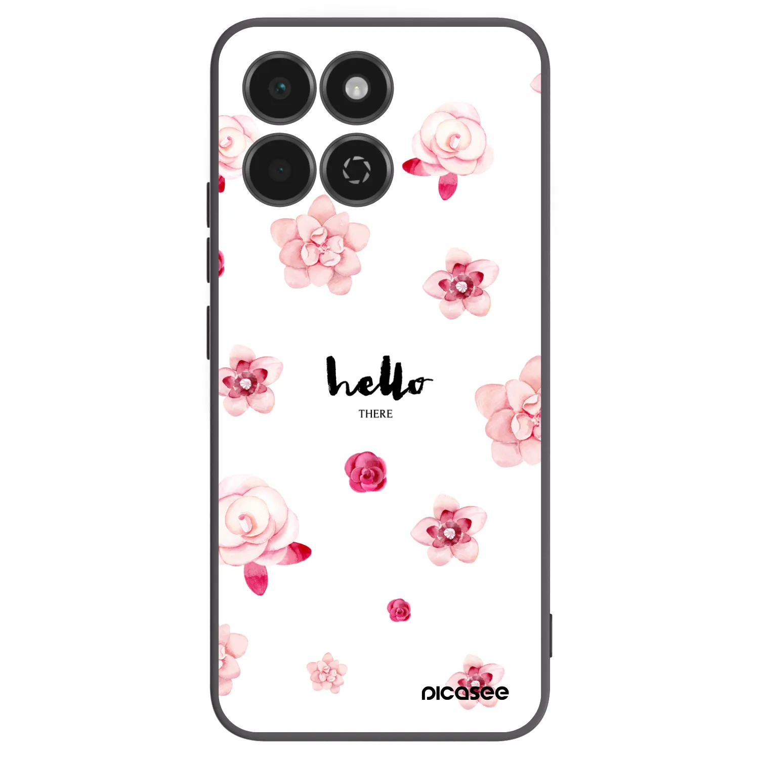 Picasee silikonowe czarne etui na Honor 200 Smart 5G - Hello there