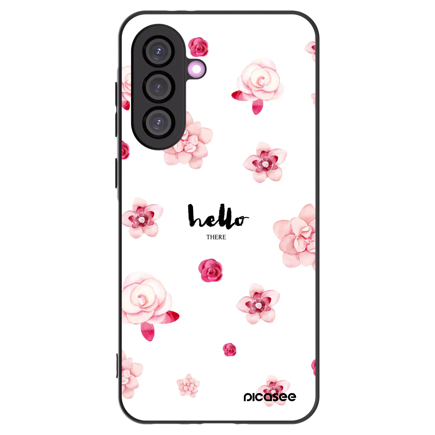 Picasee silikonowe czarne etui na Samsung Galaxy A56 5G A566B - Hello there
