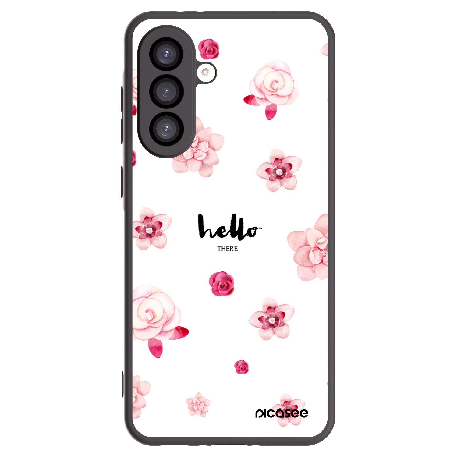 Picasee silikonowe czarne etui na Samsung Galaxy A26 5G A266B - Hello there