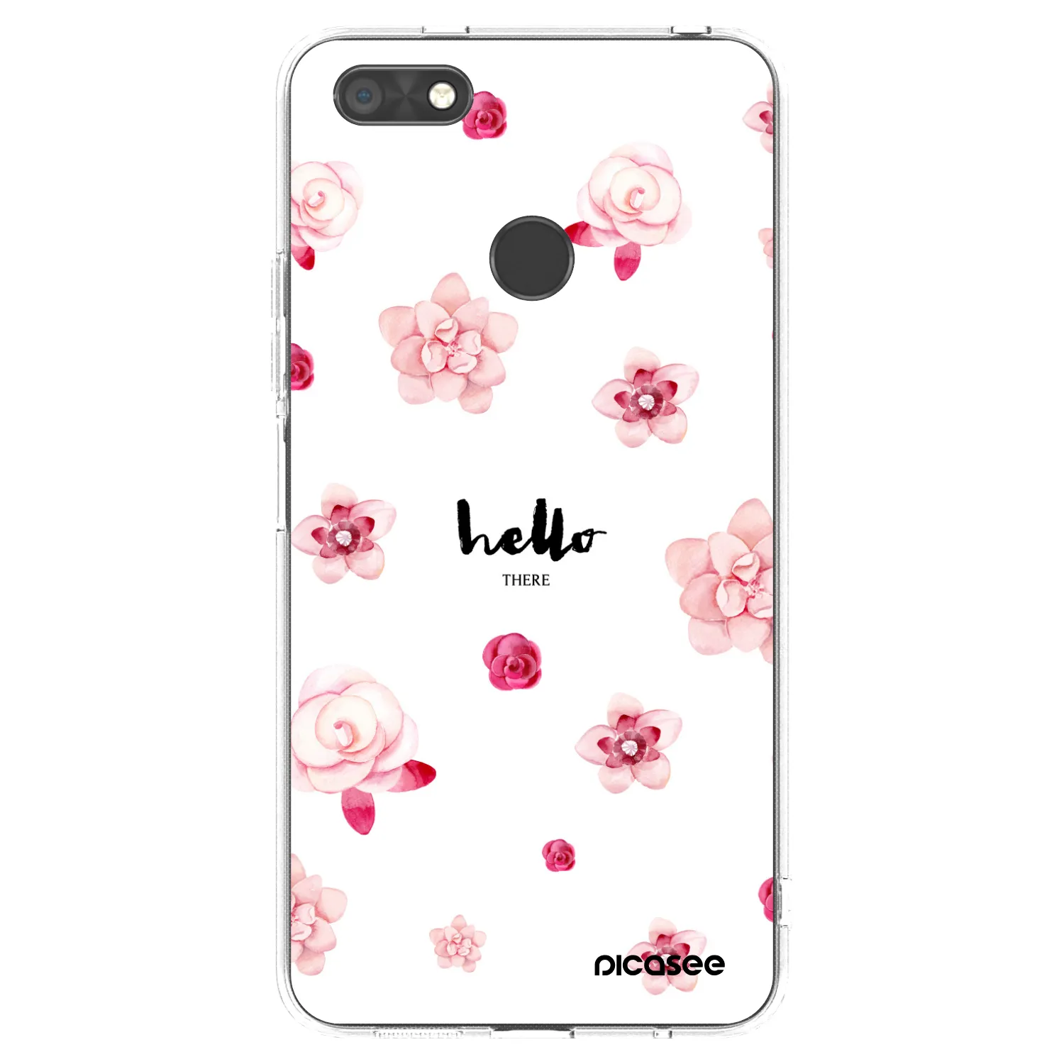 Picasee silikonowe przeźroczyste etui na Huawei P9 Lite Mini - Hello there