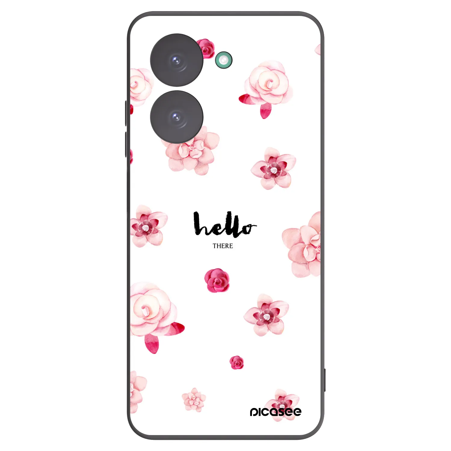 Picasee silikonowe czarne etui na Xiaomi Redmi A5 - Hello there