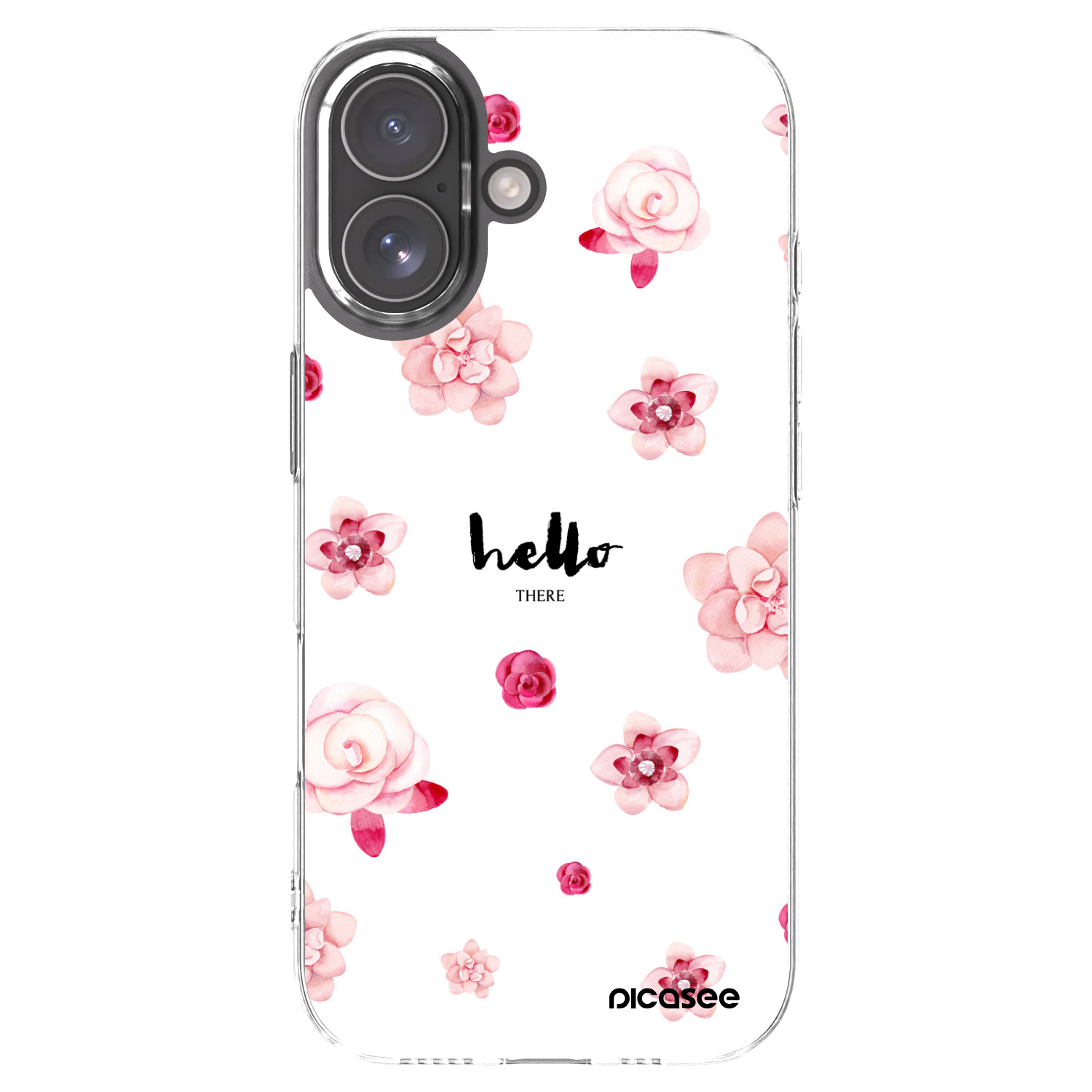 Picasee silikonowe przeźroczyste etui na Apple iPhone 17 - Hello there