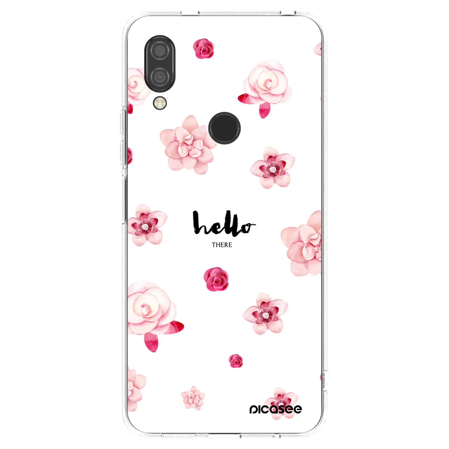 Picasee silikonowe przeźroczyste etui na Xiaomi Redmi 7 - Hello there