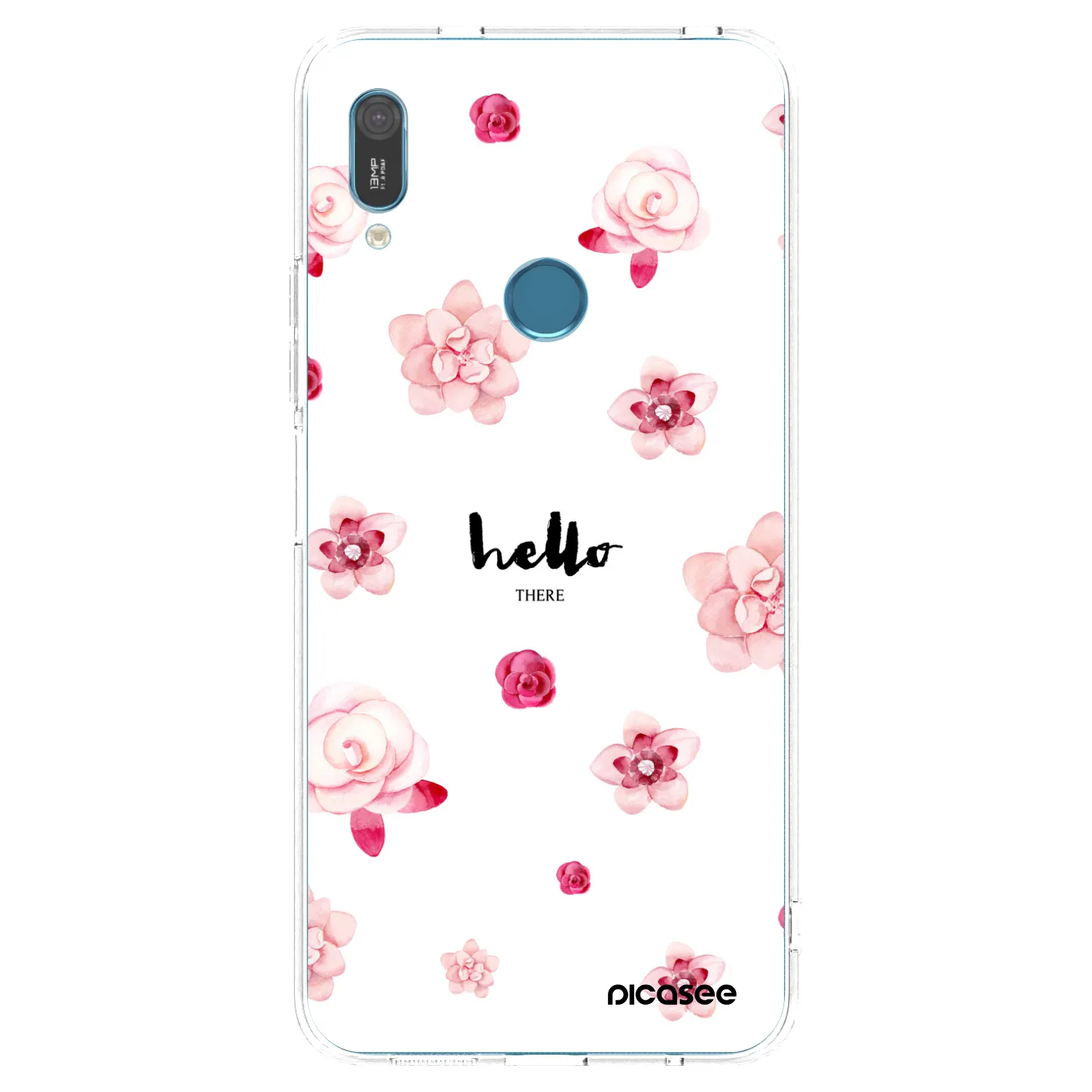 Picasee silikonowe przeźroczyste etui na Huawei Y6 2019 - Hello there