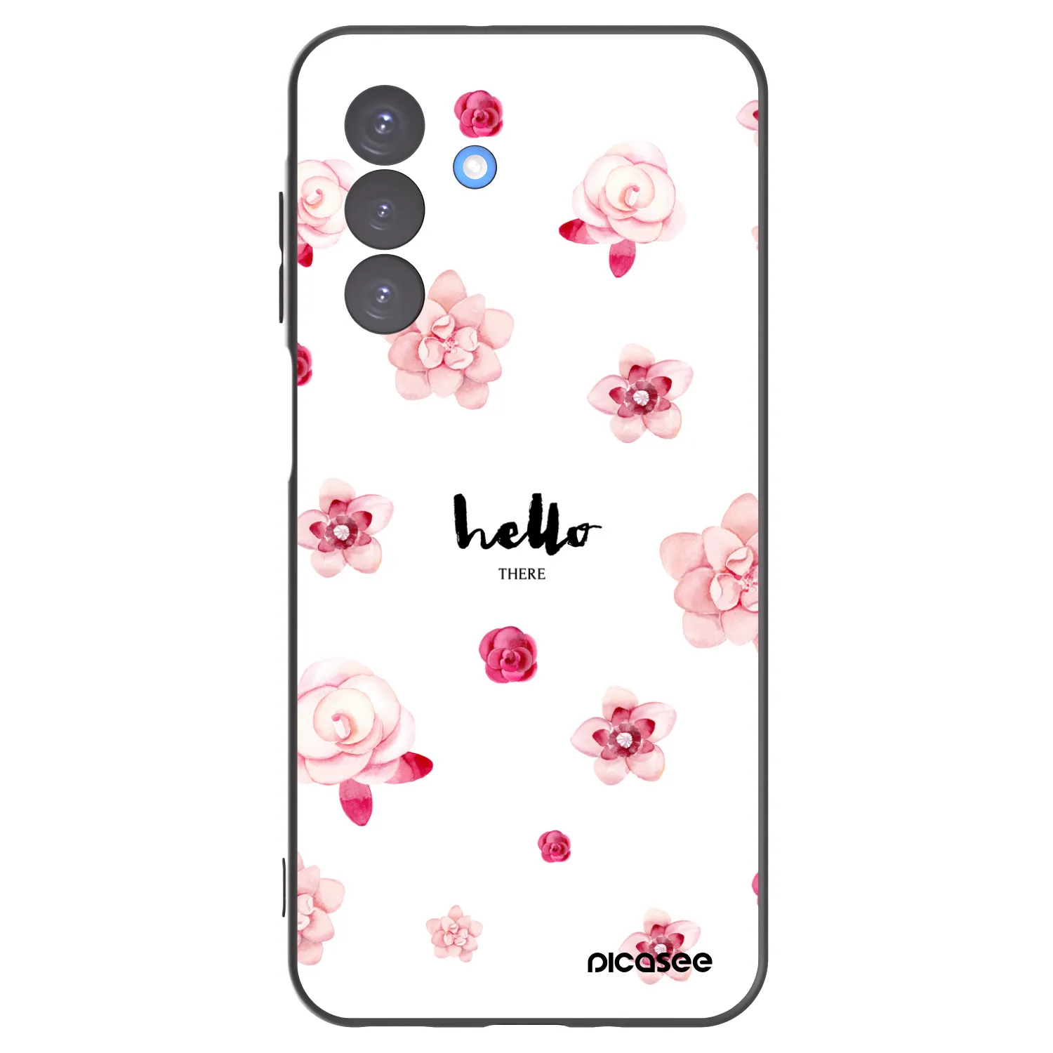 Picasee silikonowe czarne etui na Samsung Galaxy A17 5G - Hello there