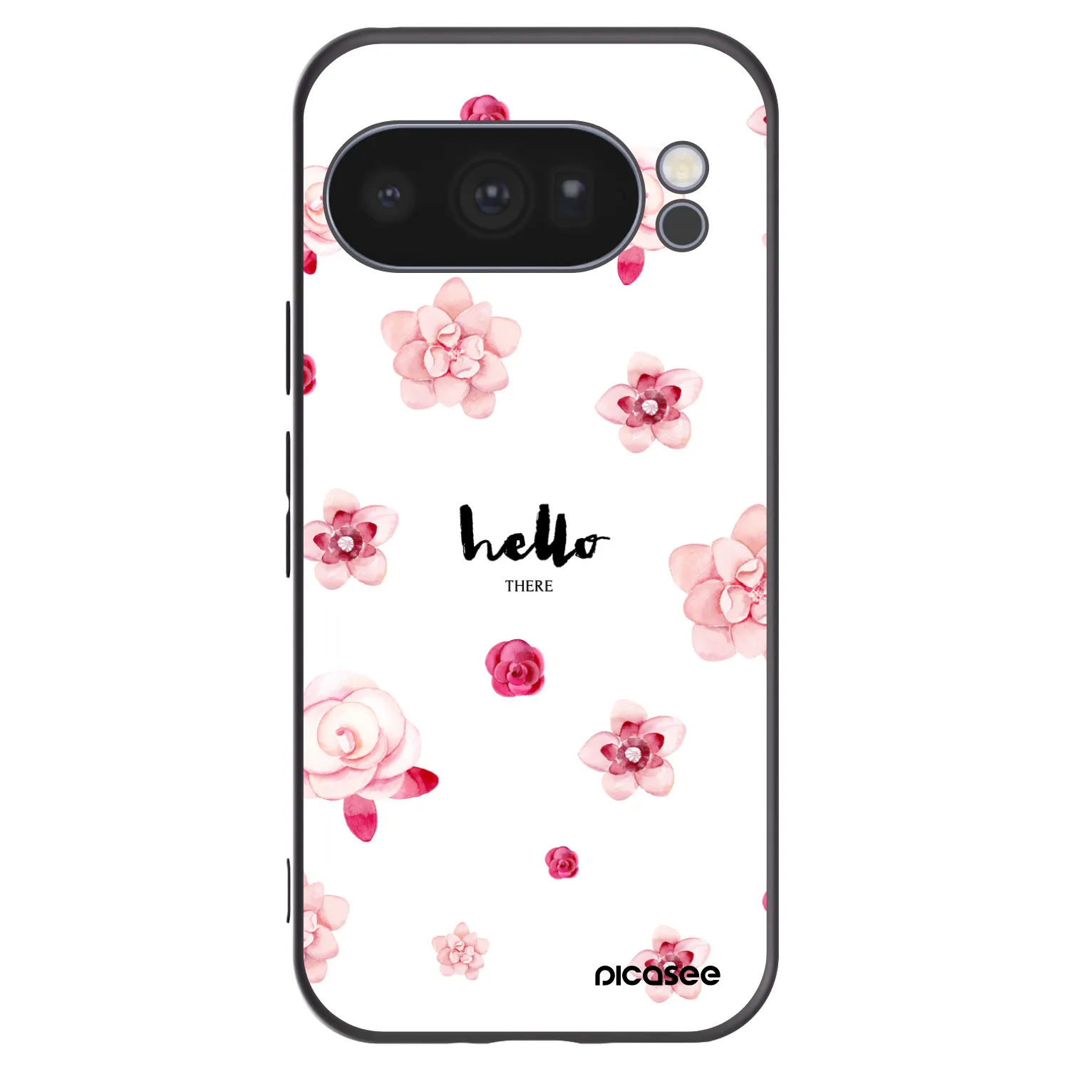 Picasee silikonowe czarne etui na Google Pixel 10 Pro - Hello there