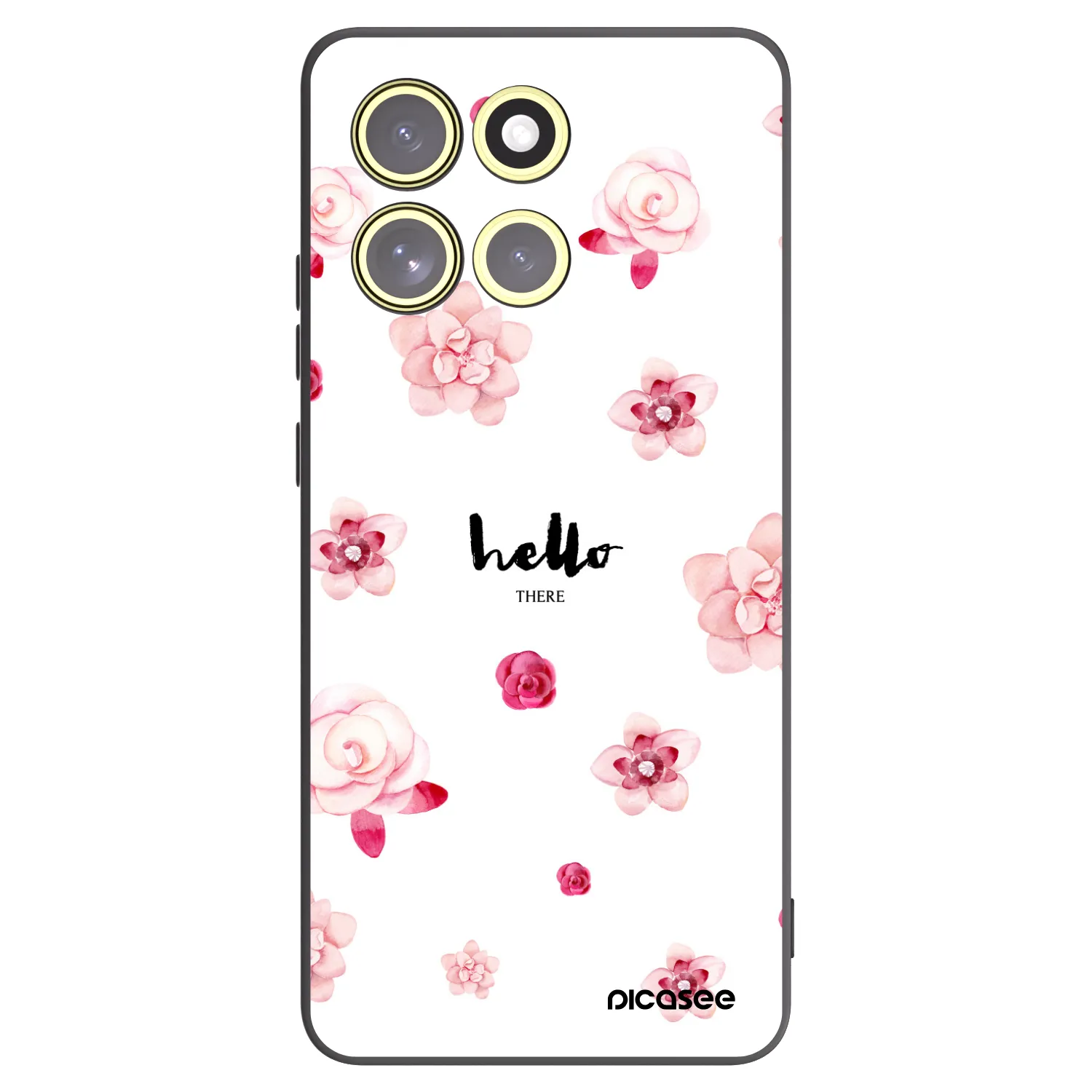 Picasee silikonowe czarne etui na Motorola Moto G86 Power 5G - Hello there