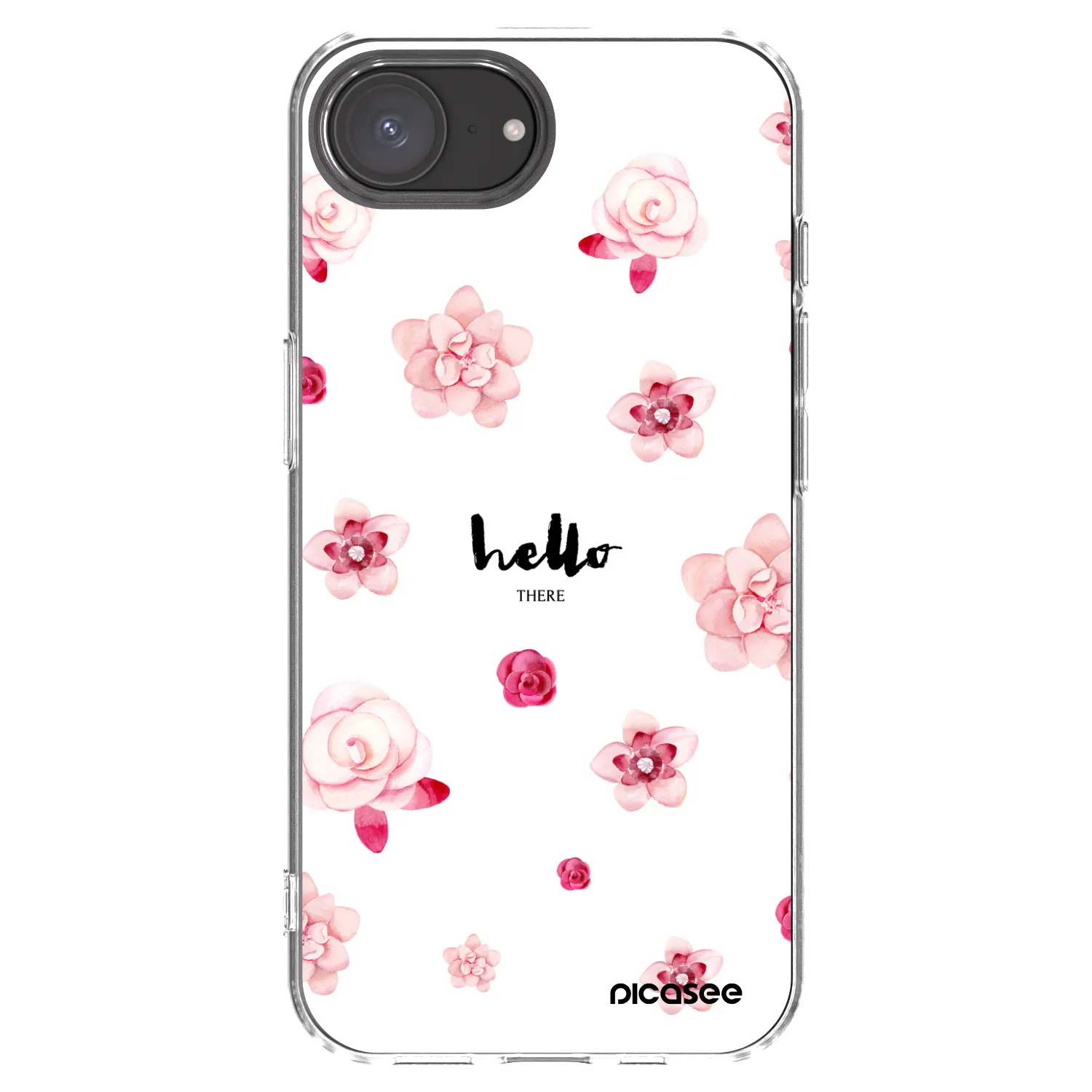 Picasee silikonowe przeźroczyste etui na Apple iPhone 17e - Hello there