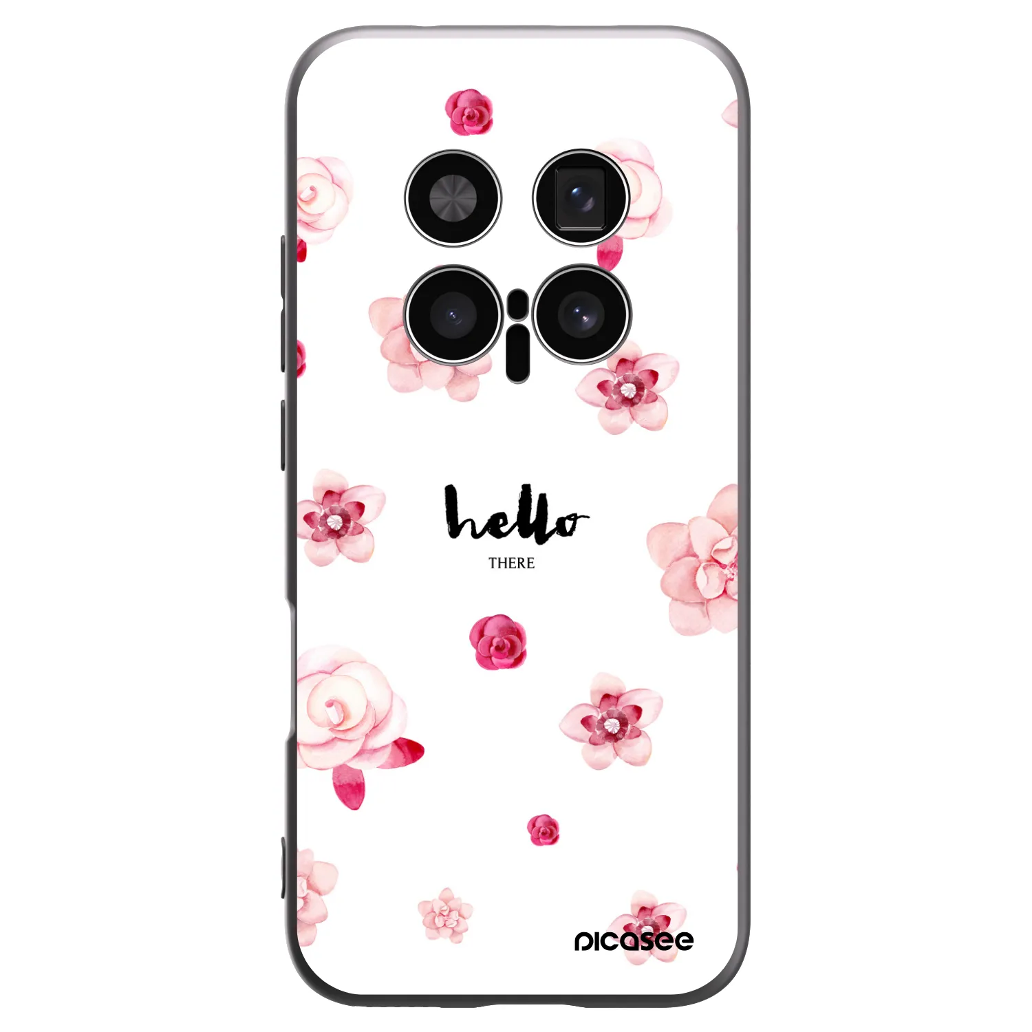 Picasee silikonowe czarne etui na Honor Magic8 Pro 5G - Hello there