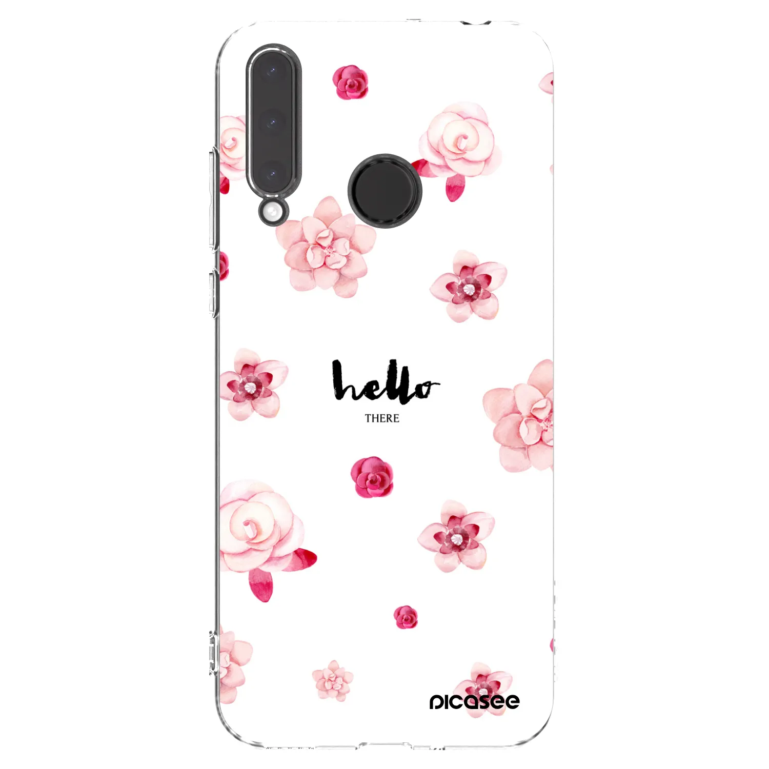 Picasee silikonowe przeźroczyste etui na Honor 20 Lite - Hello there