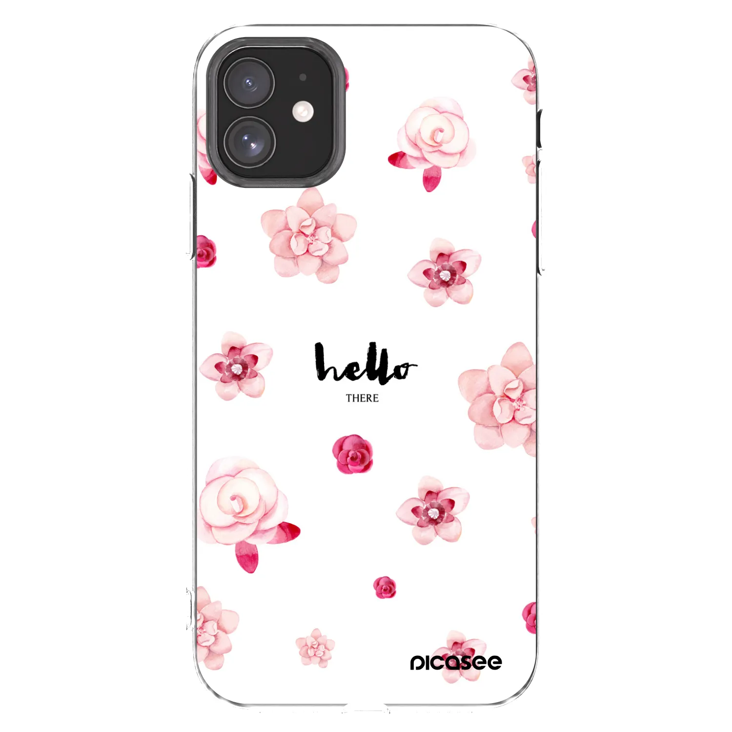 Picasee silikonowe przeźroczyste etui na Apple iPhone 11 - Hello there