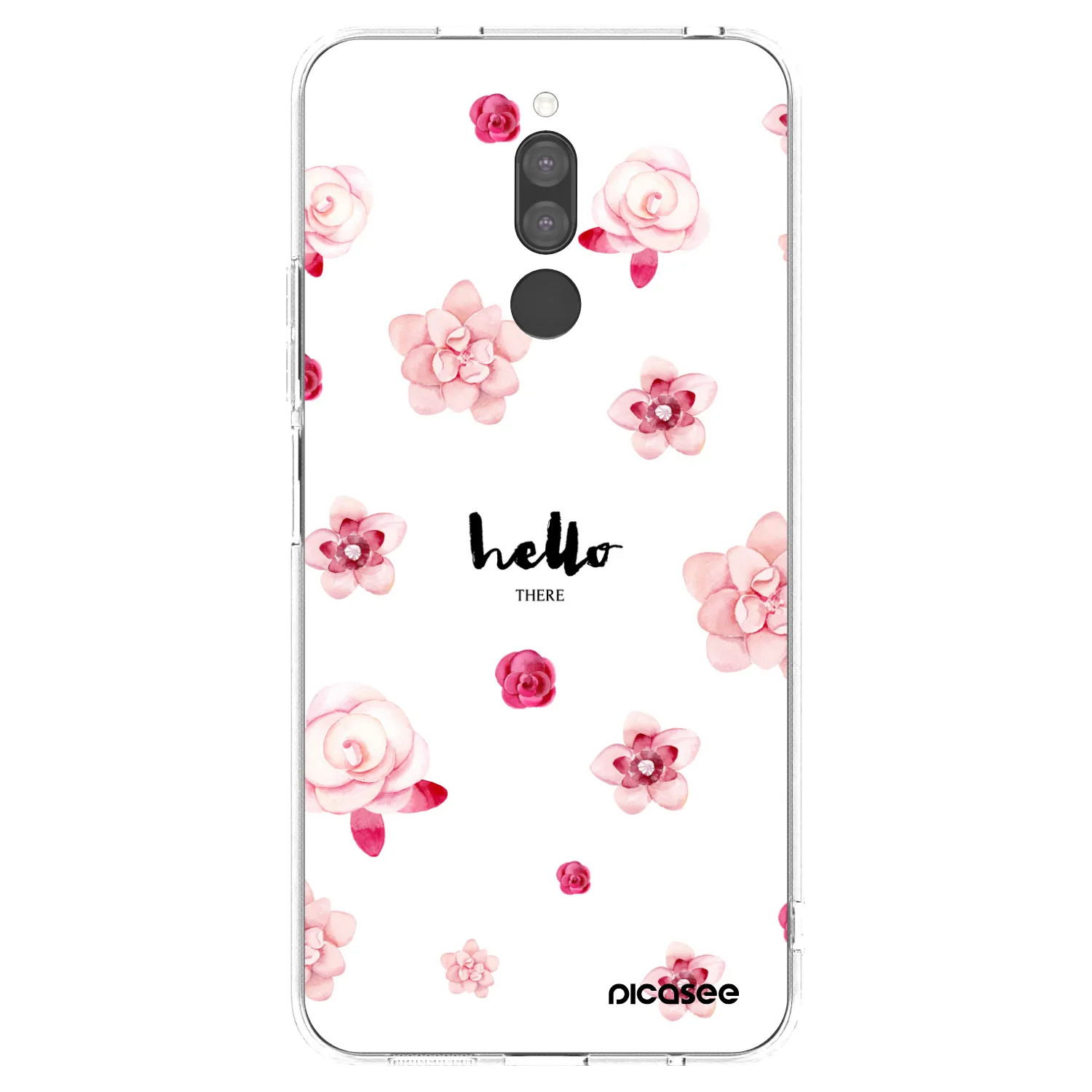 Picasee silikonowe przeźroczyste etui na Xiaomi Redmi 8 - Hello there