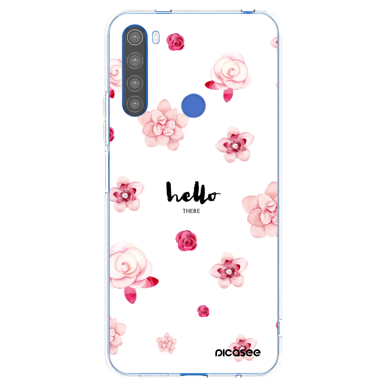 Picasee silikonowe przeźroczyste etui na Xiaomi Redmi Note 8T - Hello there