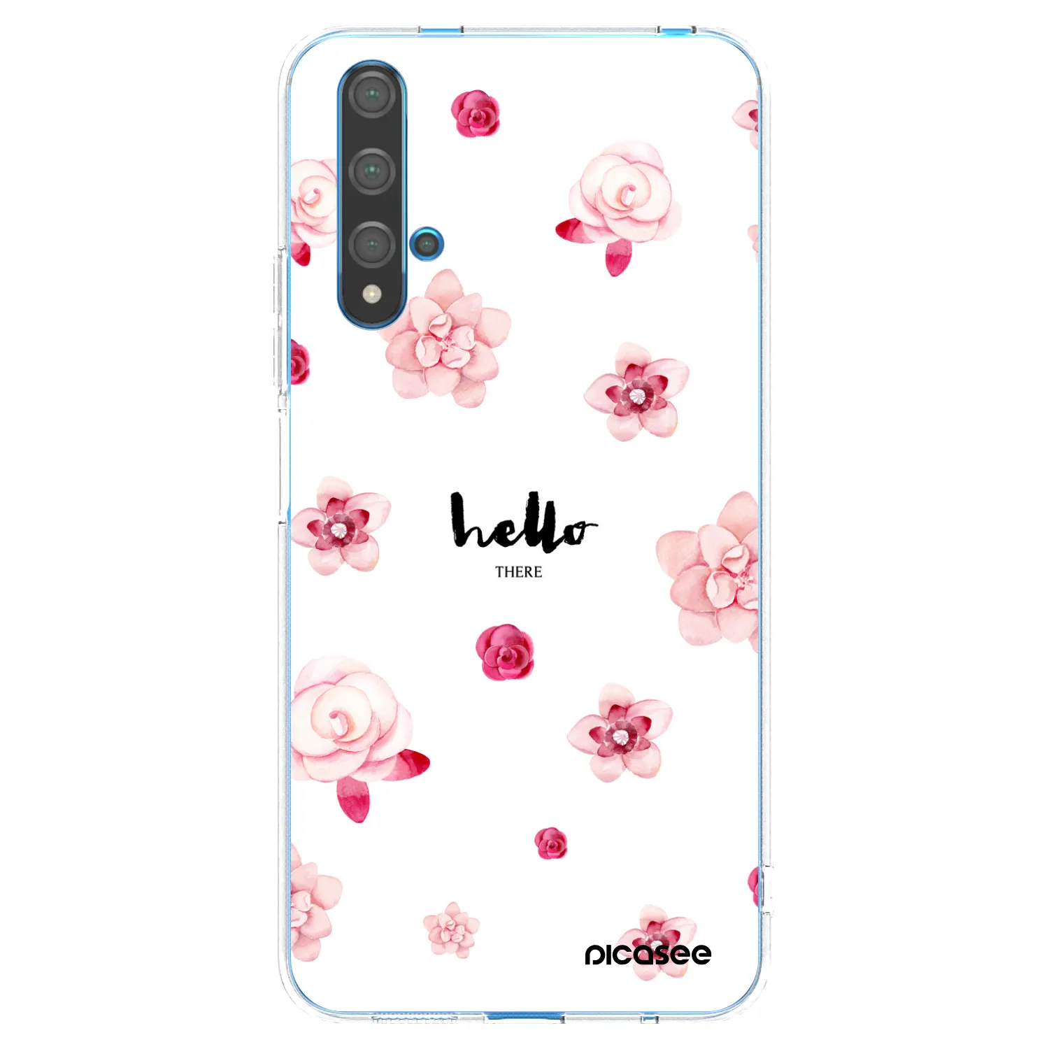 Picasee silikonowe przeźroczyste etui na Huawei Nova 5T - Hello there