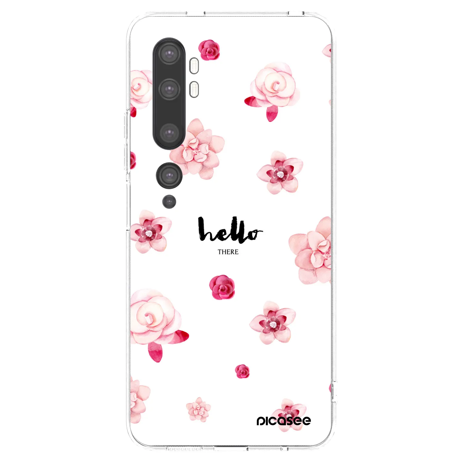 Picasee silikonowe przeźroczyste etui na Xiaomi Mi Note 10 (Pro) - Hello there