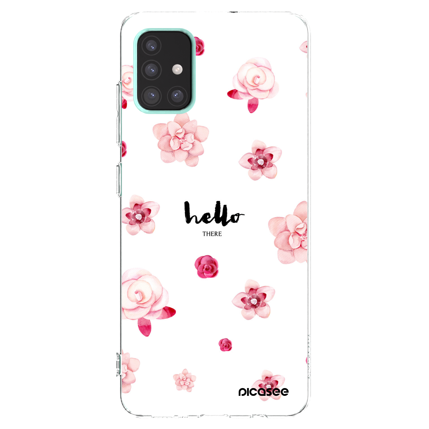 Picasee silikonowe przeźroczyste etui na Samsung Galaxy A51 A515F - Hello there