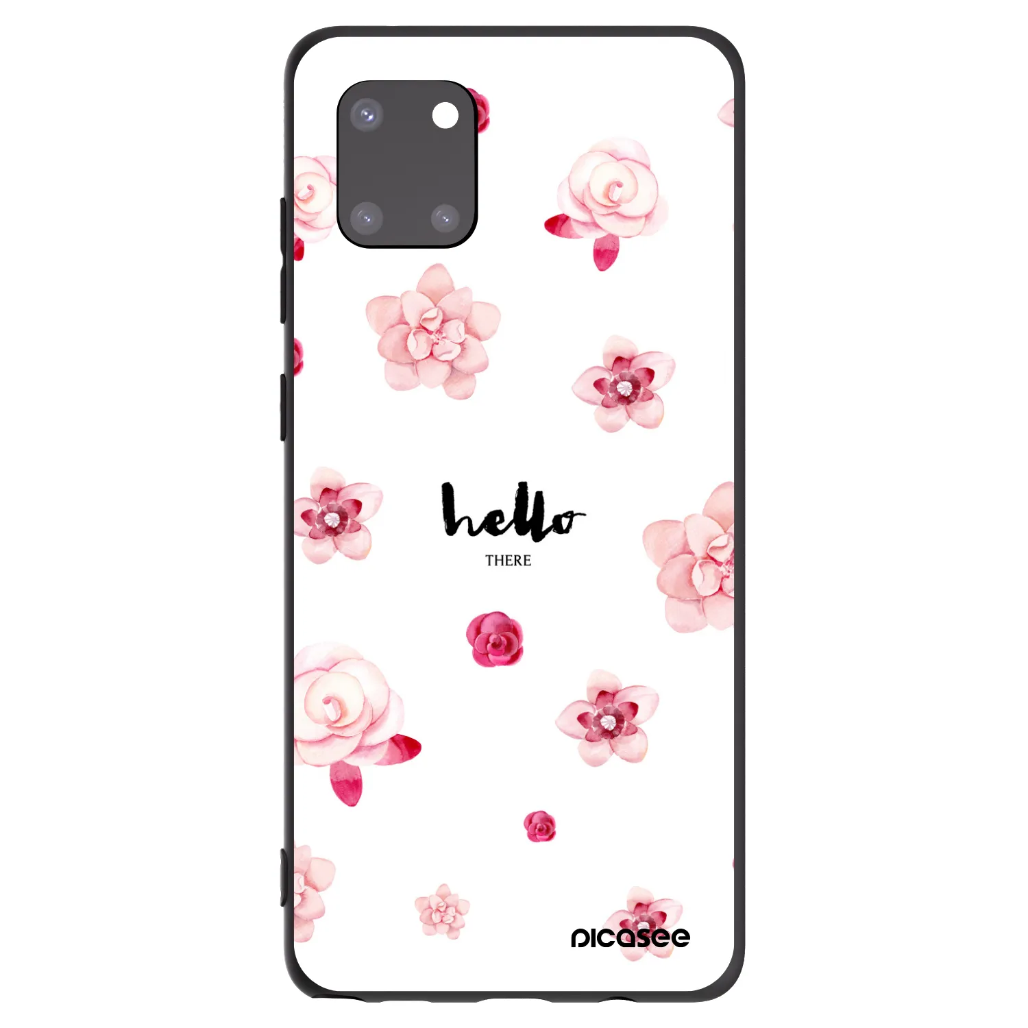 Picasee silikonowe czarne etui na Samsung Galaxy Note 10 Lite N770F - Hello there