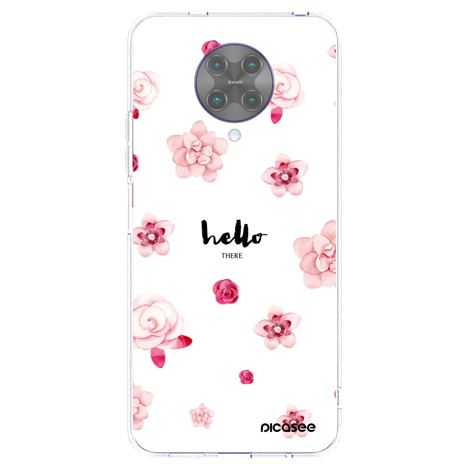 Picasee silikonowe przeźroczyste etui na Xiaomi Poco F2 Pro - Hello there