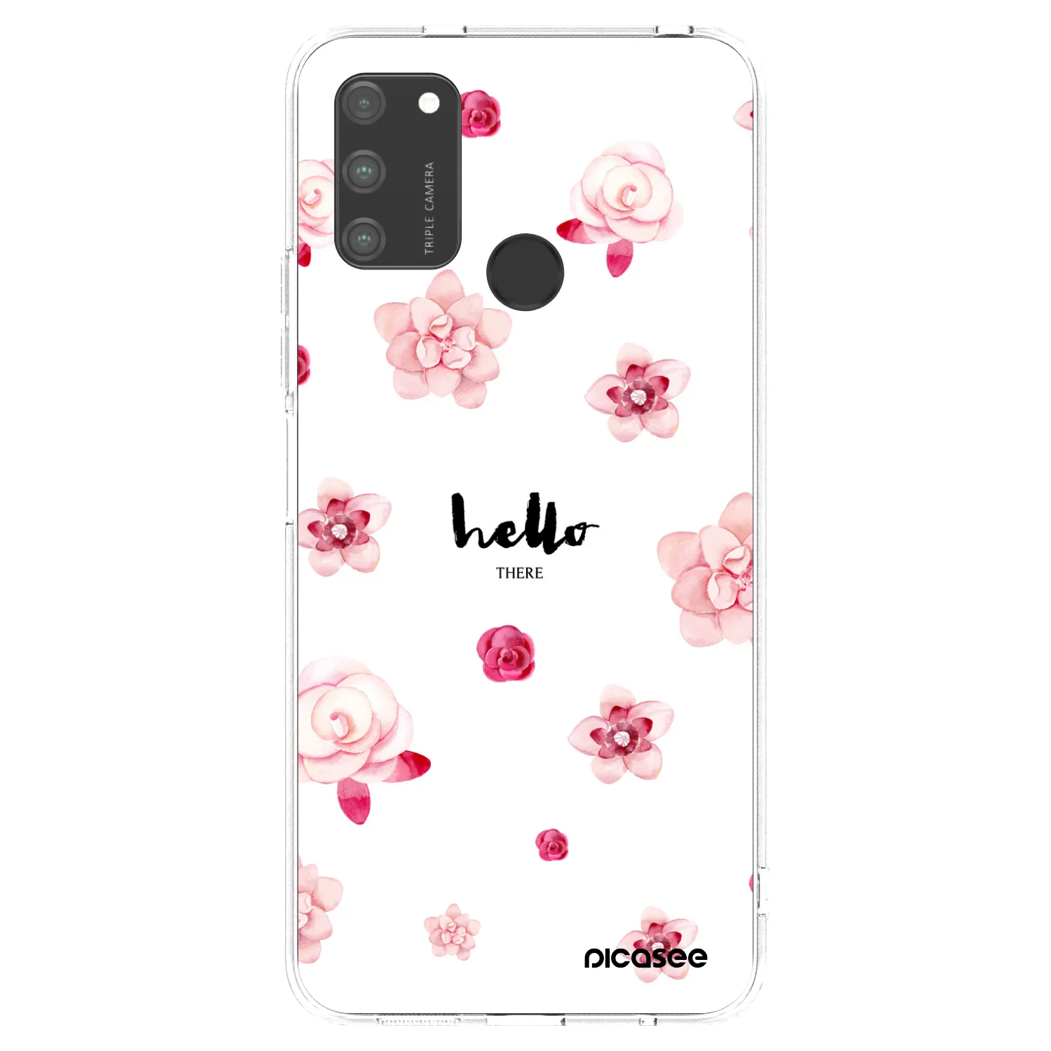 Picasee silikonowe przeźroczyste etui na Honor 9A - Hello there