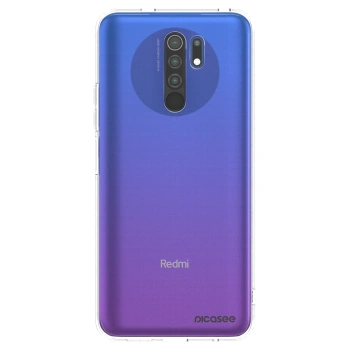 Picasee silikonowe przeźroczyste etui na Xiaomi Redmi 9 - Clear