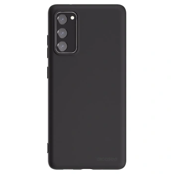 Picasee silikonowe czarne etui na Samsung Galaxy S20 FE - Clear