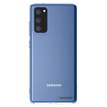 Picasee silikonowe przeźroczyste etui na Samsung Galaxy S20 FE - Clear